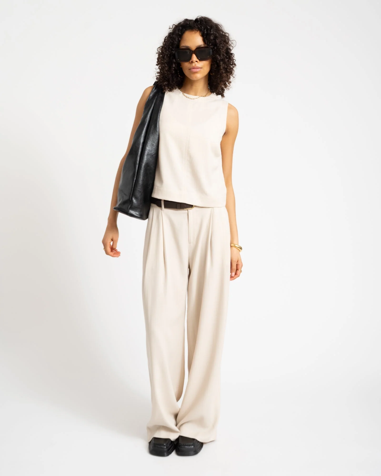 TILTIL Loma Ceder Pantalon Sand