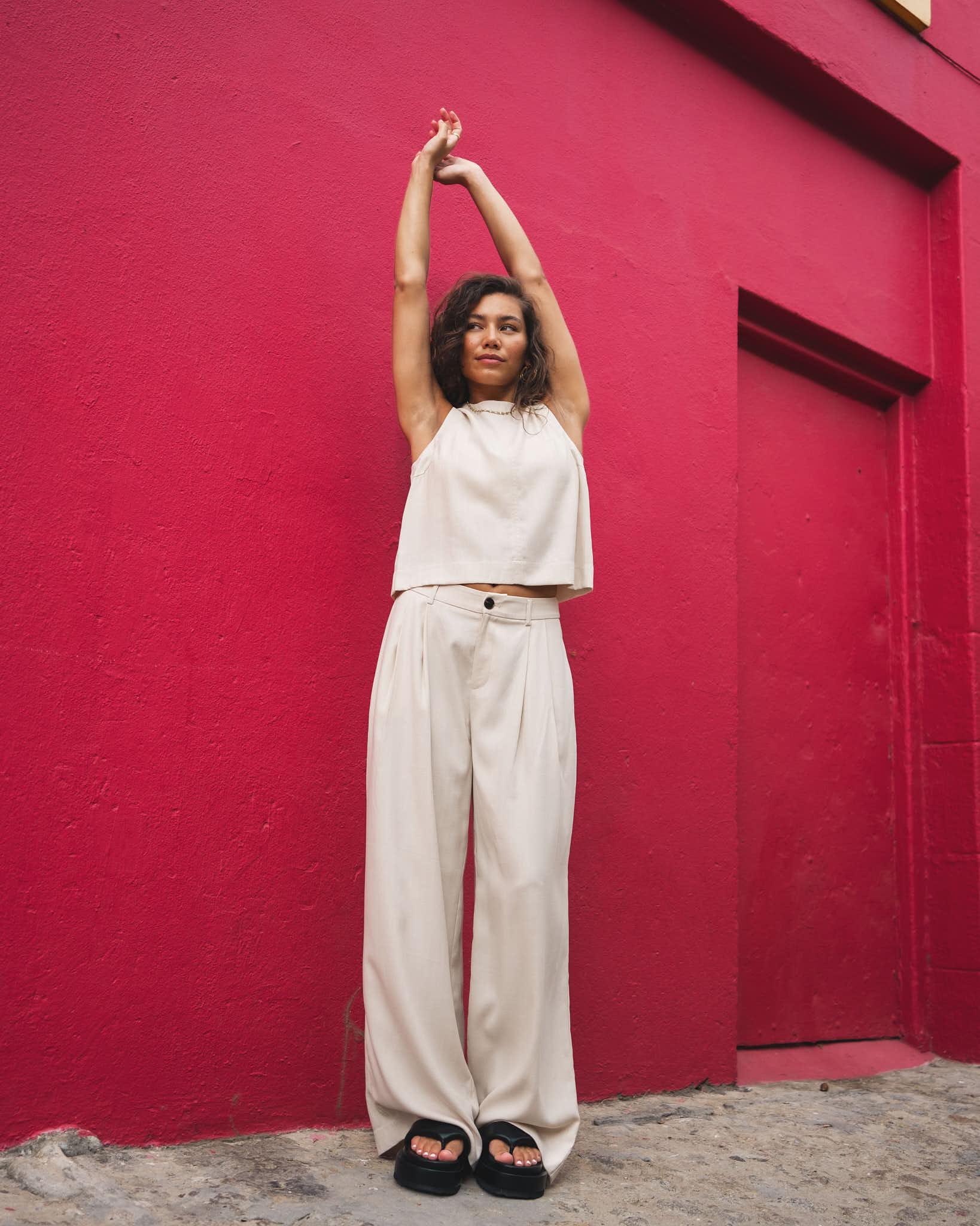 TILTIL Loma Ceder Pantalon Sand - Image 11
