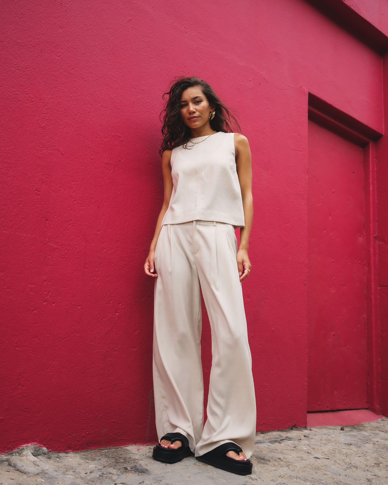 TILTIL Loma Ceder Pantalon Sand - Image 2
