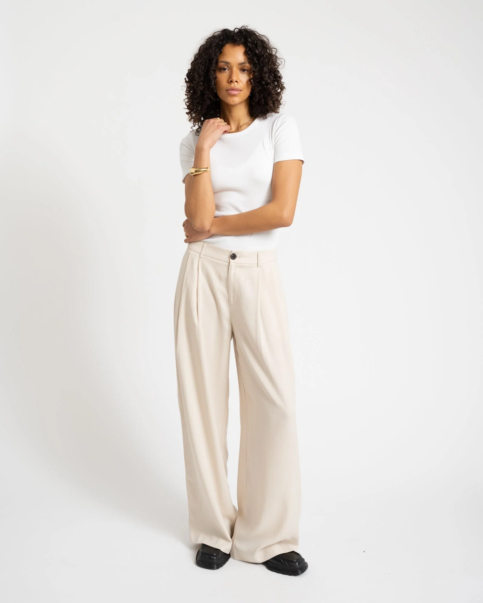 TILTIL Loma Ceder Pantalon Sand - Image 4