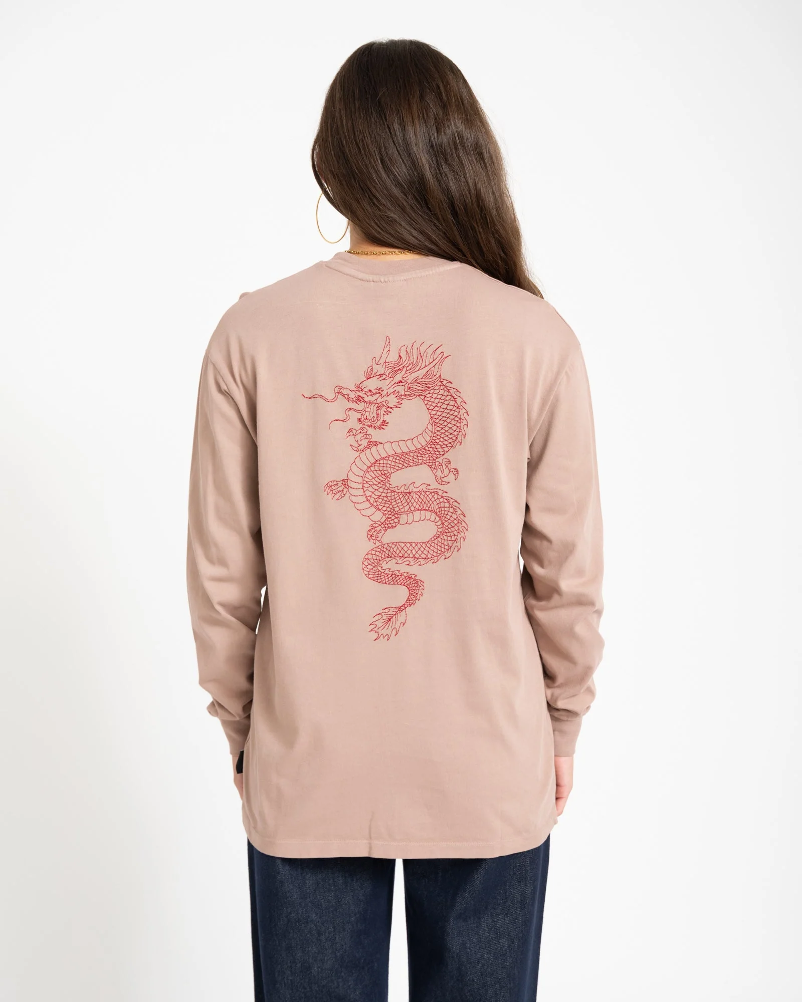 TILTIL Longsleeve Dragon Tee Pink - Image 7
