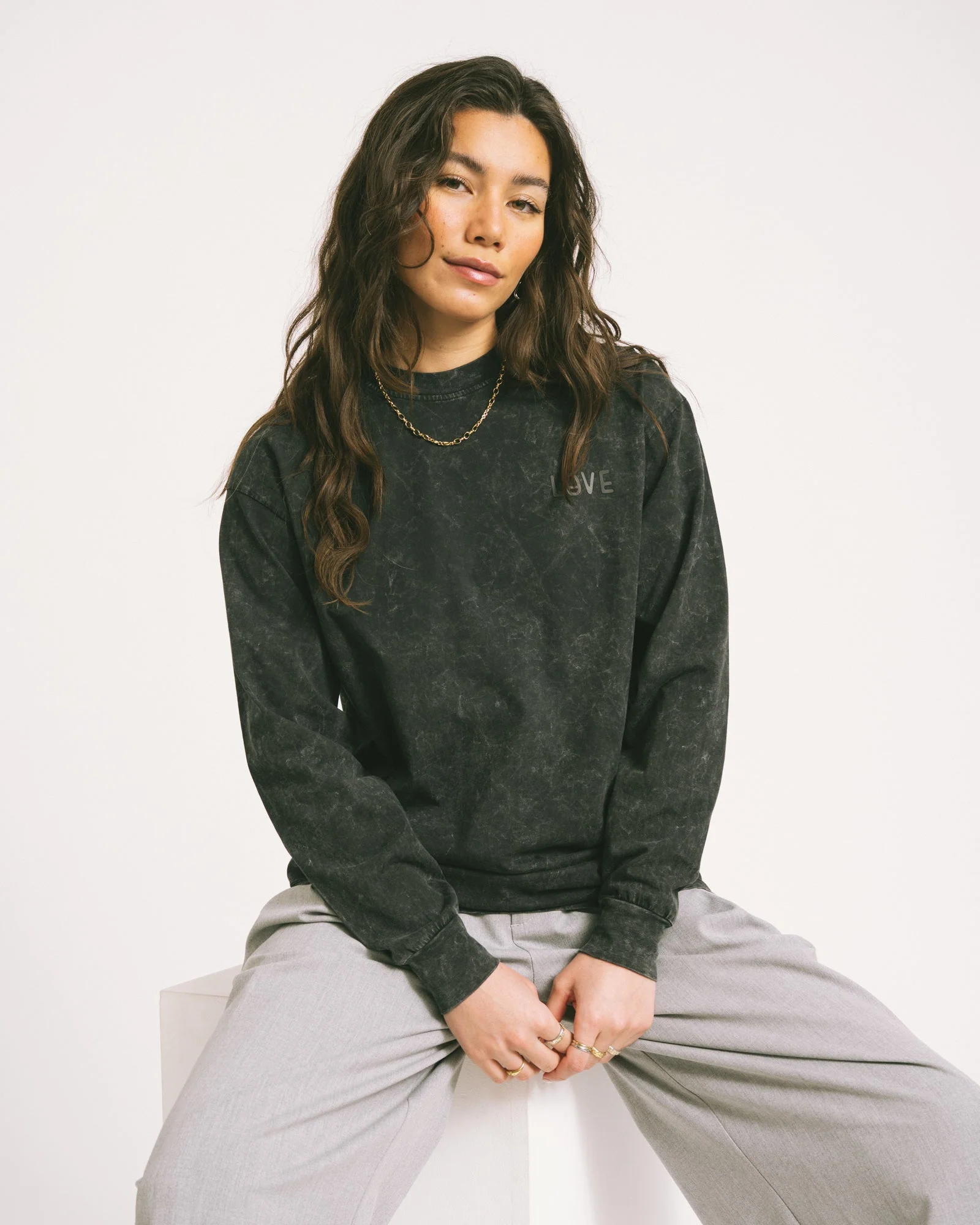 TILTIL Longsleeve Love Tee Black