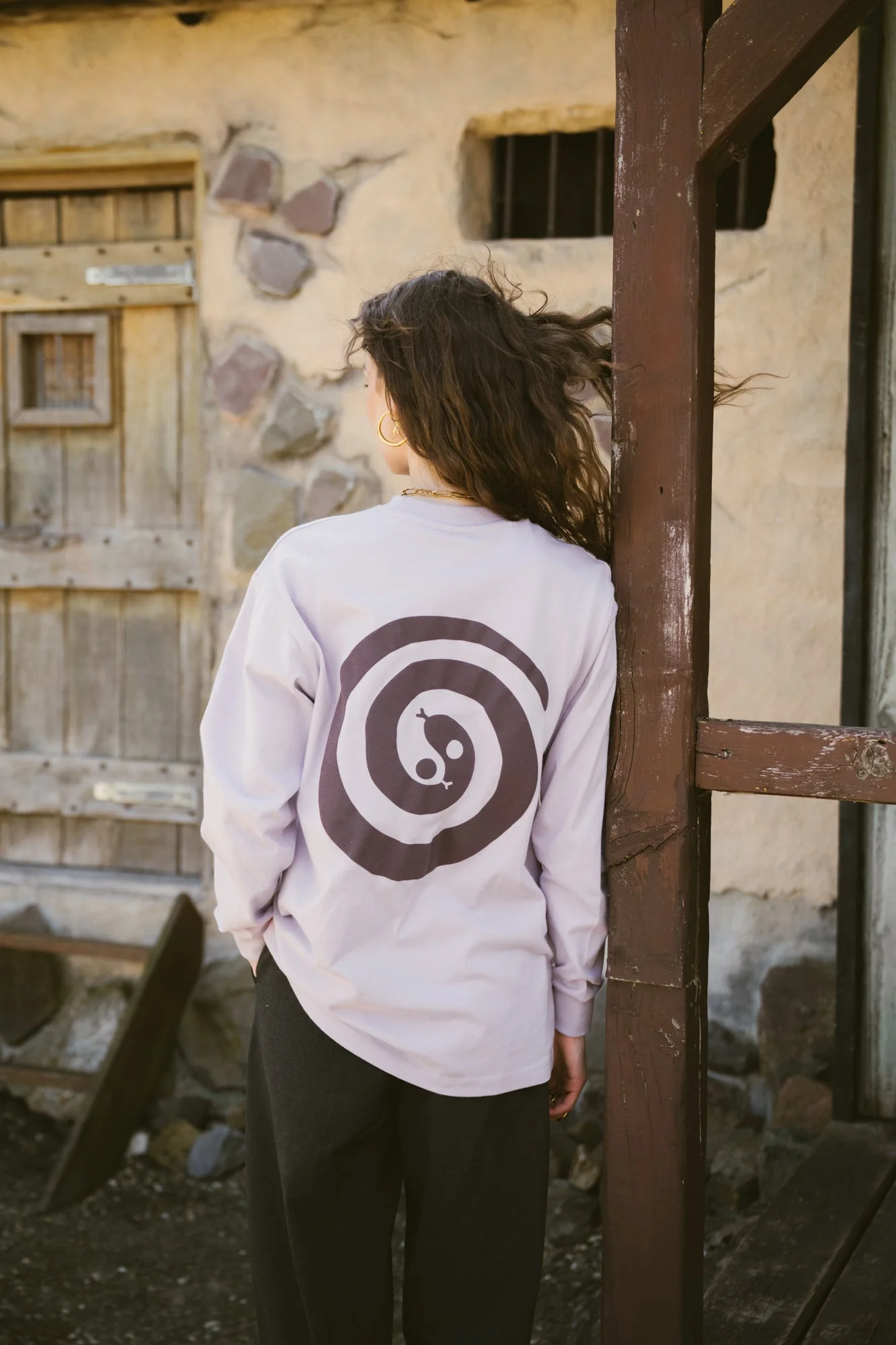 TILTIL Longsleeve Snake Spiral Tee Lilac - Image 9