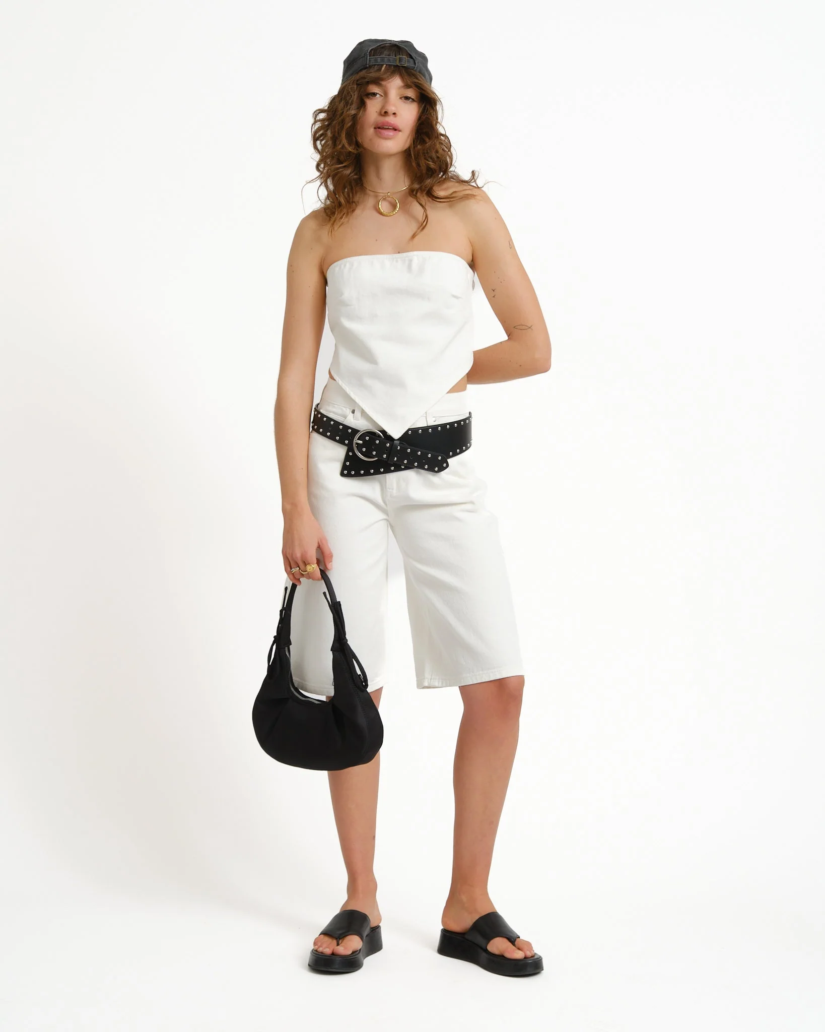 TILTIL Lonny Strapless Top White - Image 3