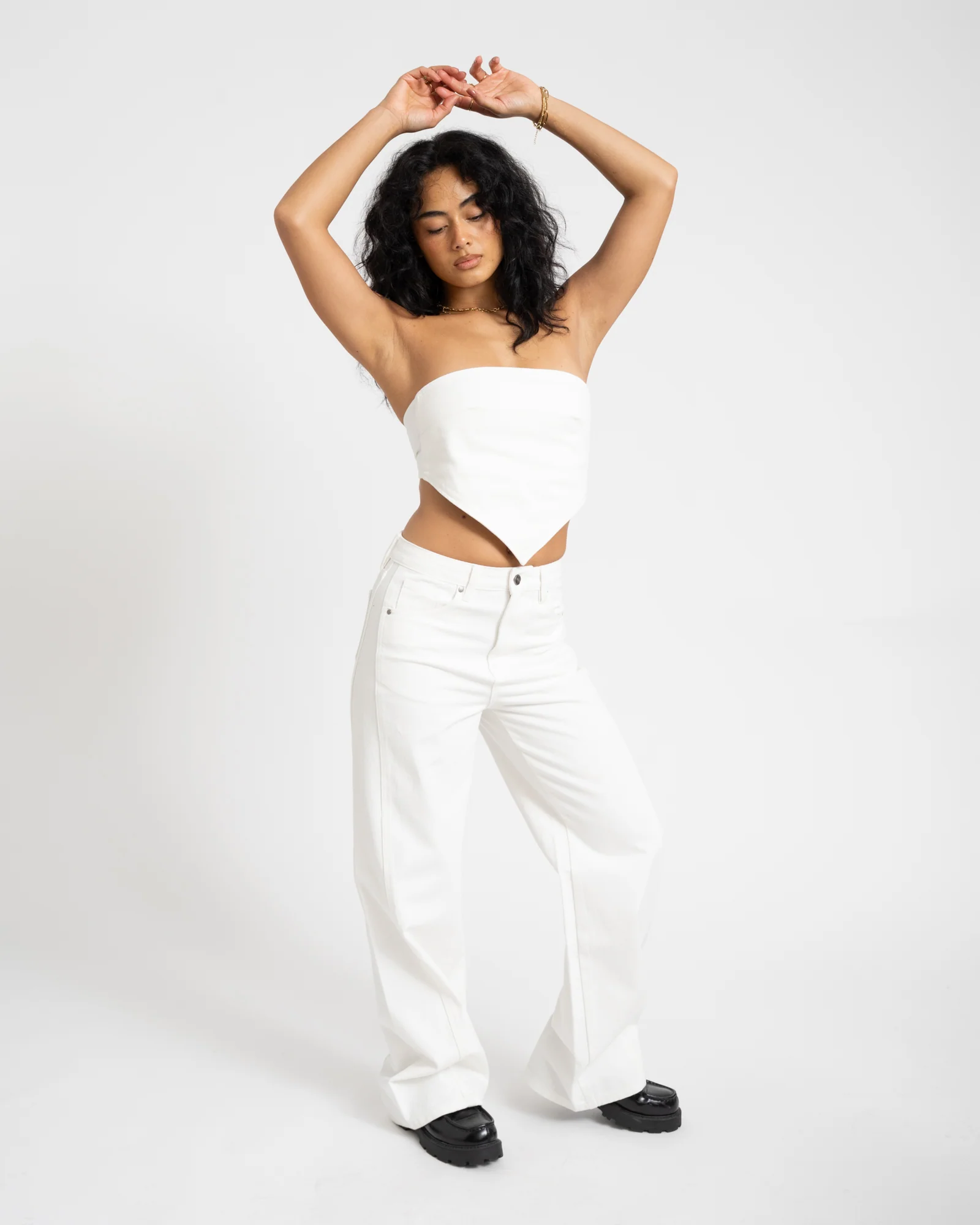 TILTIL Lonny Strapless Top White - Image 4
