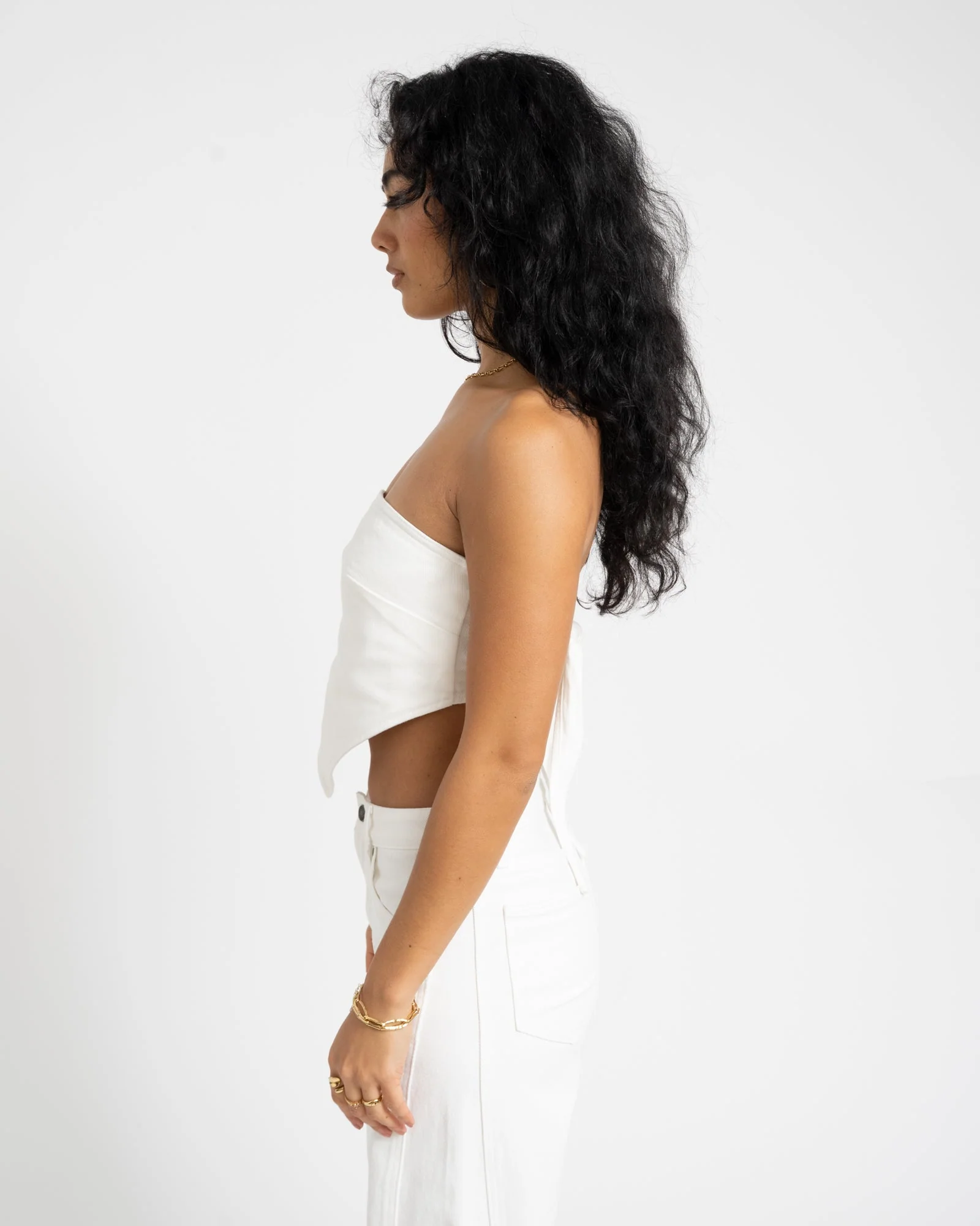 TILTIL Lonny Strapless Top White - Image 7