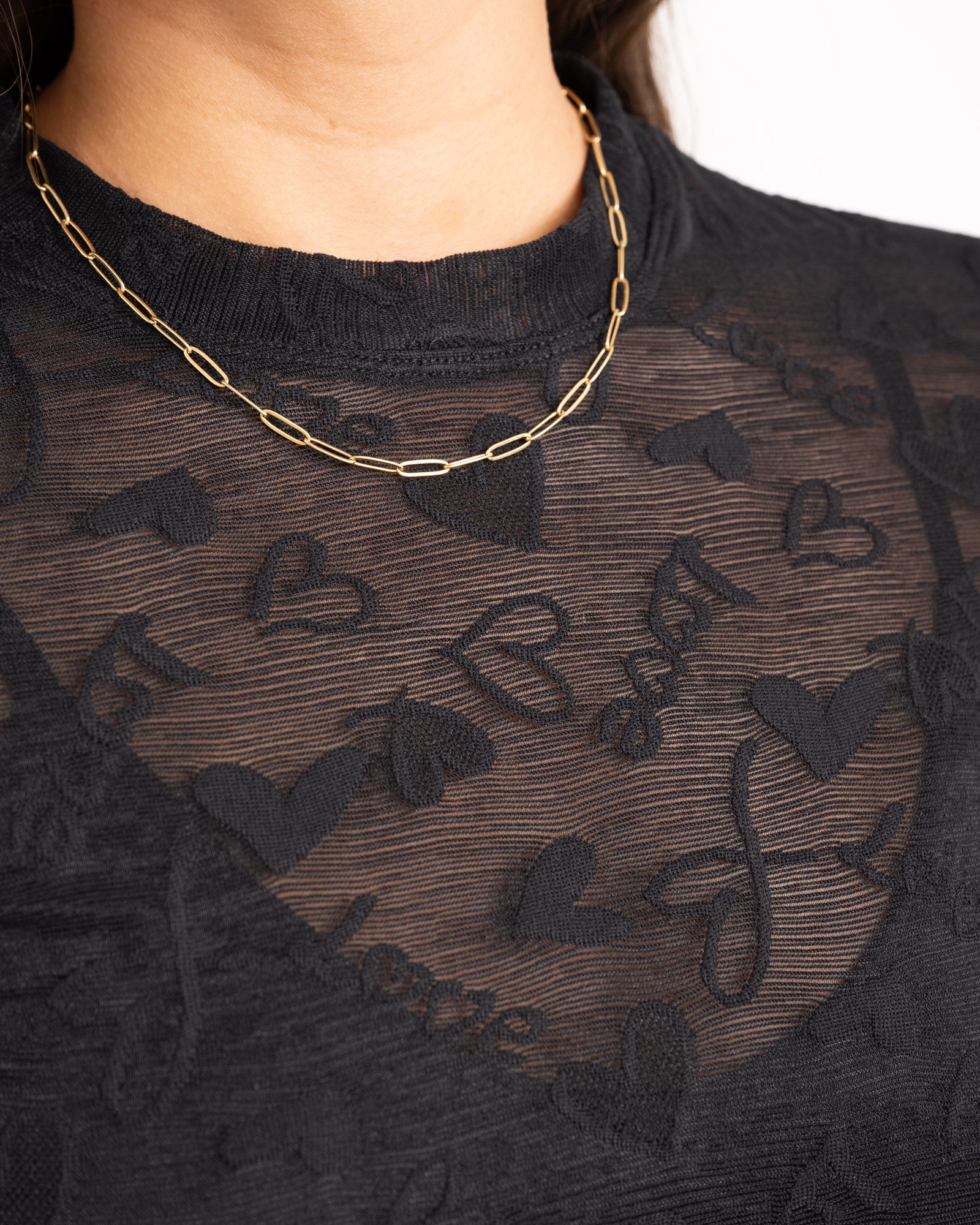 TILTIL Loui LOVE Print Top Black - Image 6