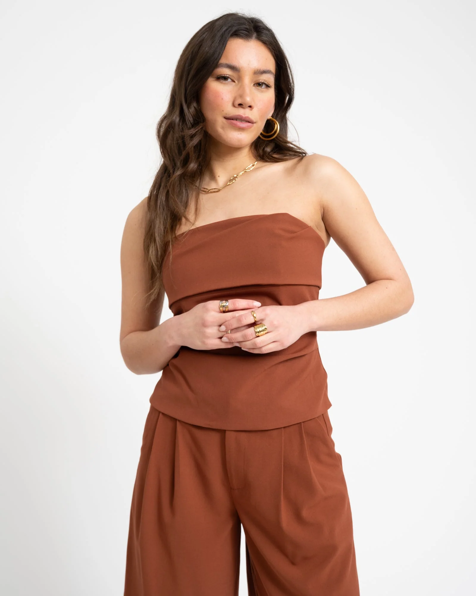 TILTIL Loya Tube Top Brown - Image 4