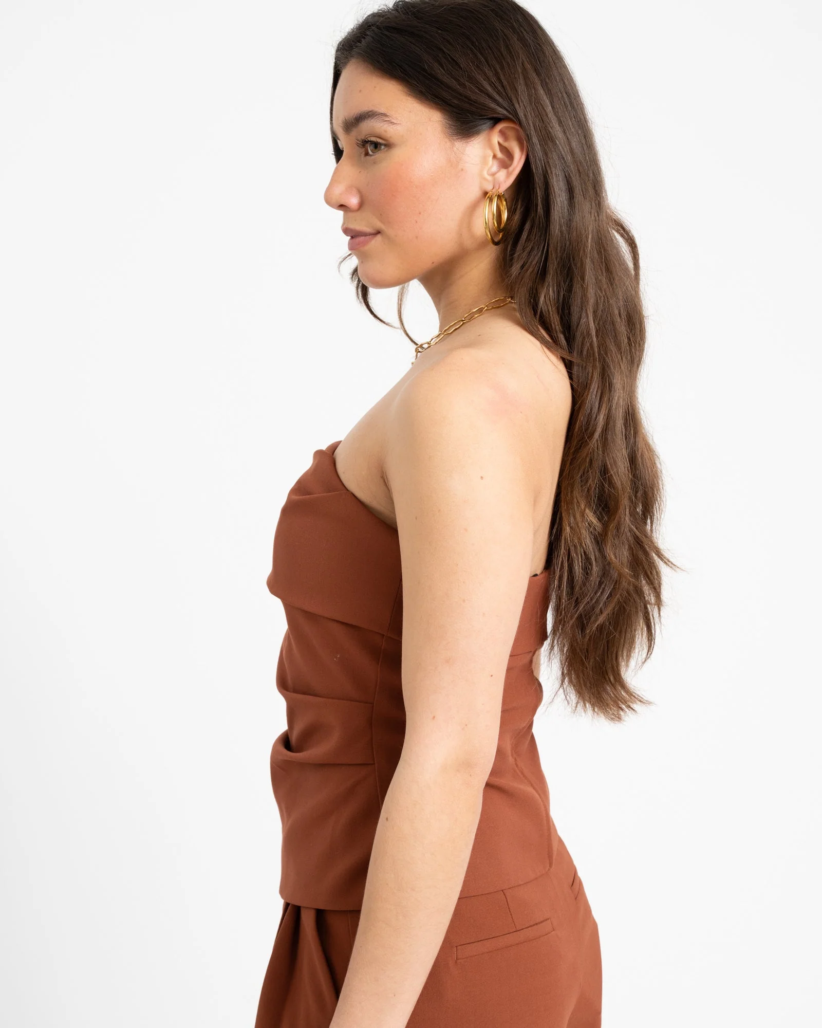 TILTIL Loya Tube Top Brown - Image 5