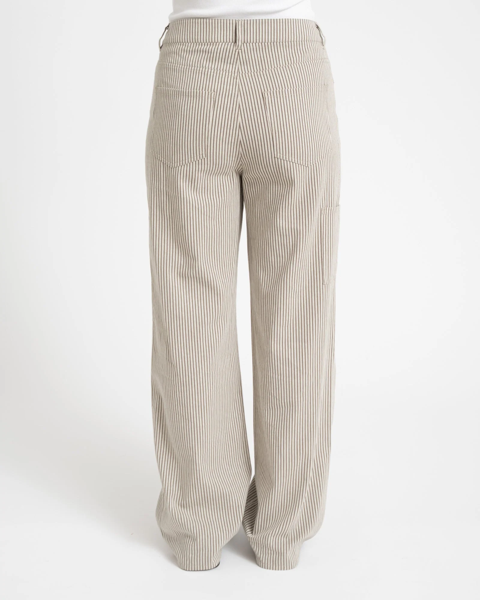 TILTIL Lucy Striped Trousers Green - Image 5