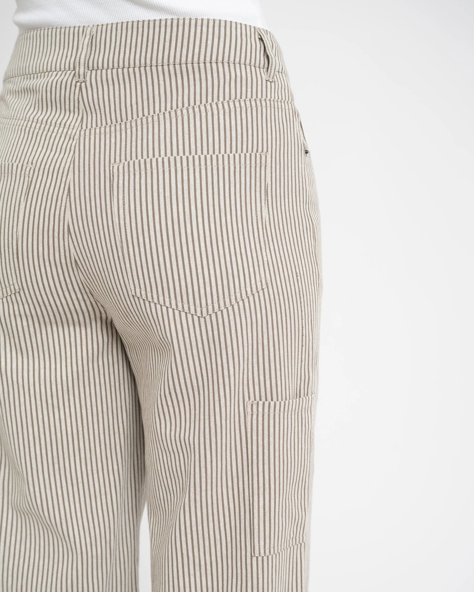 TILTIL Lucy Striped Trousers Green - Image 7