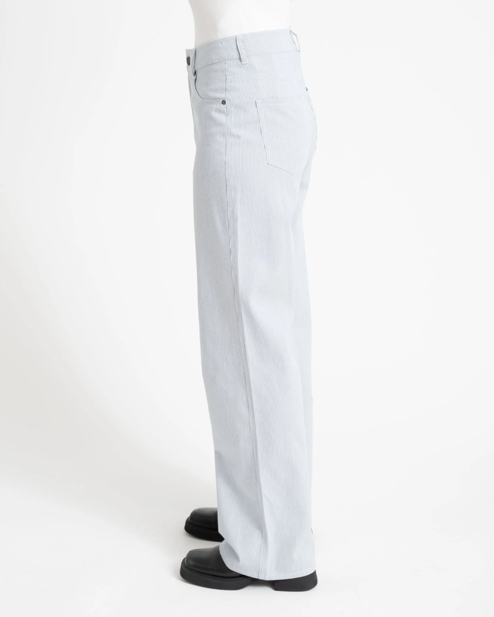 TILTIL Lucy Striped Trousers Lightblue - Image 5