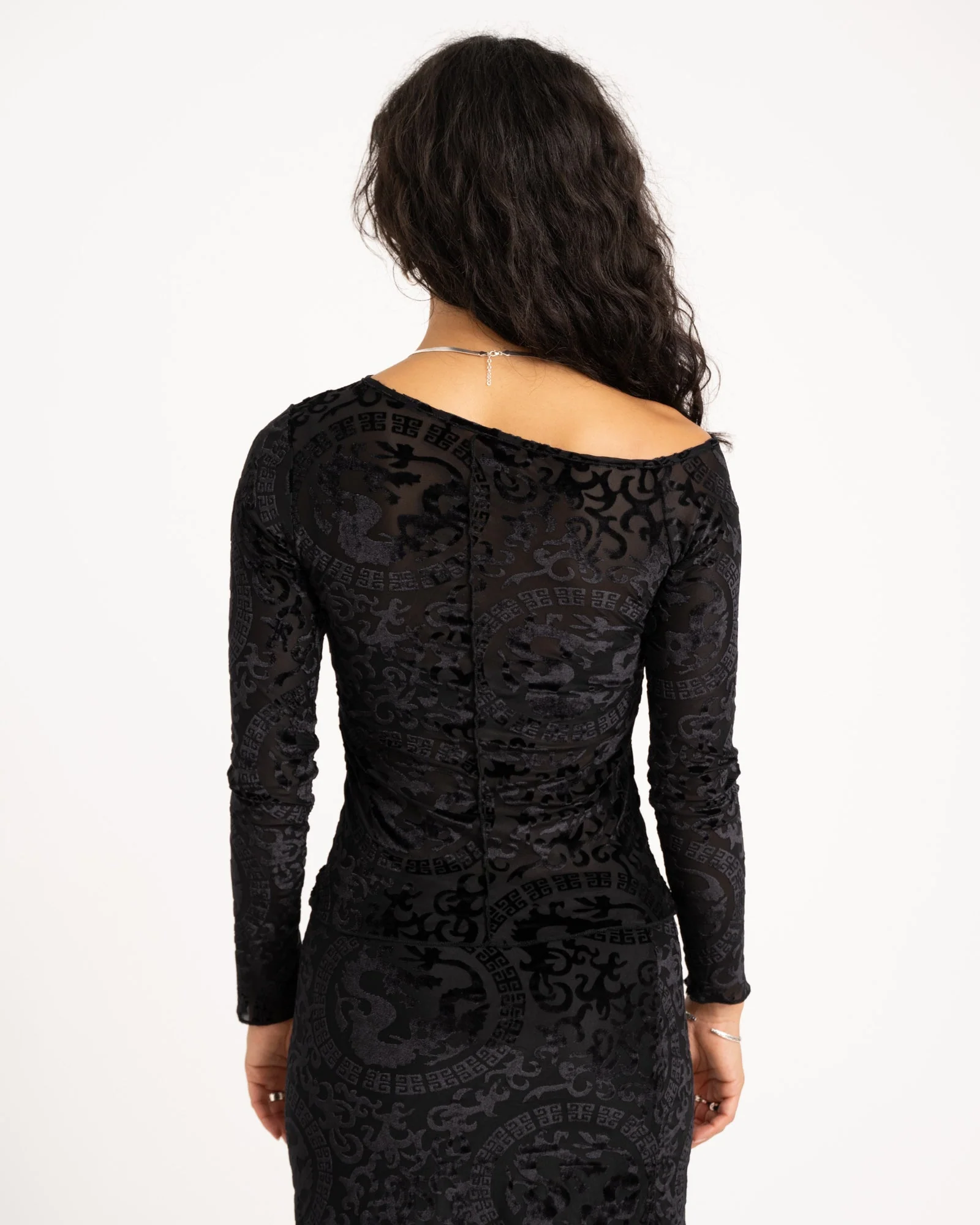TILTIL Luna Long Sleeve Velvet Black - Image 5