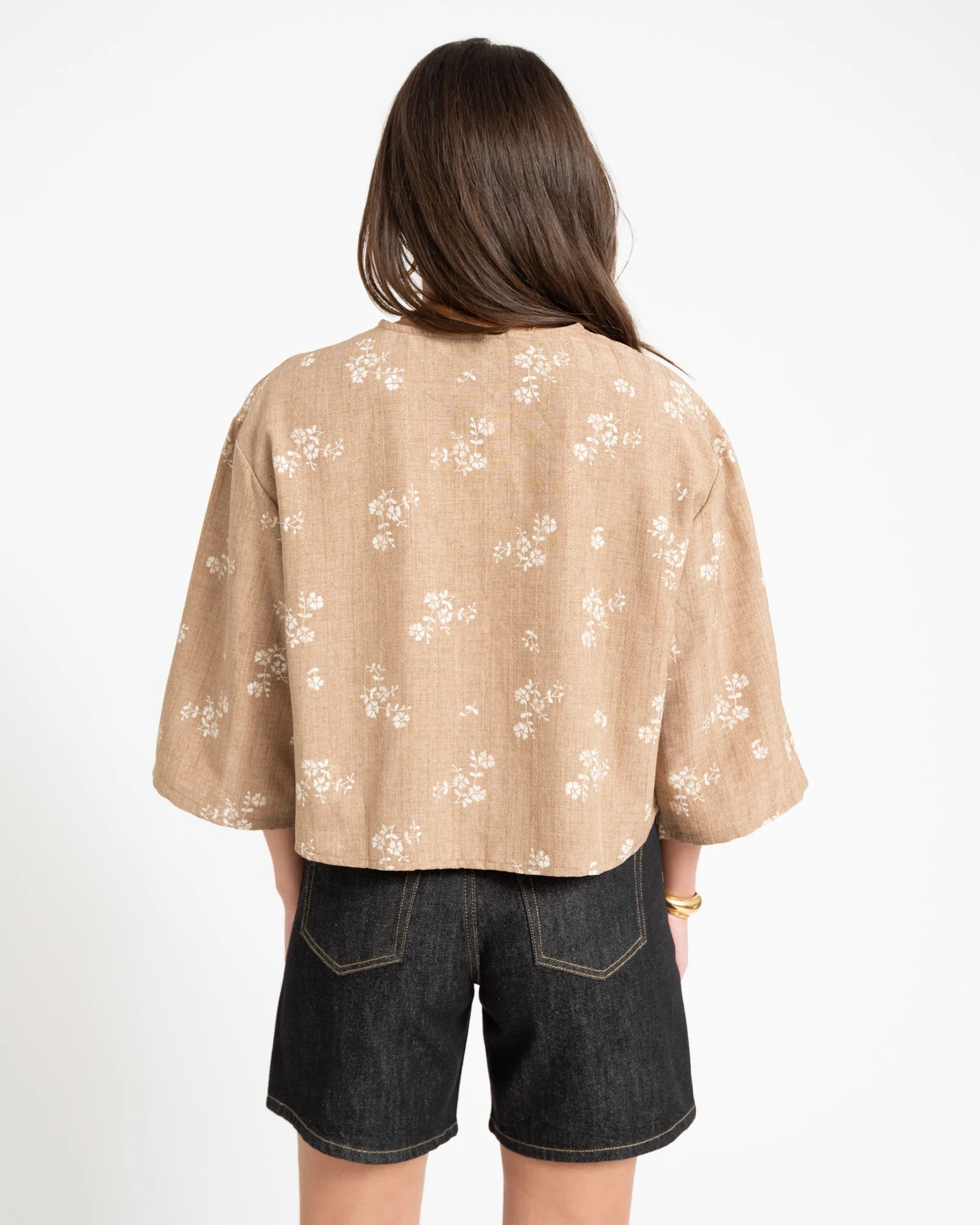 TILTIL Mara Blouse Brown - Image 5
