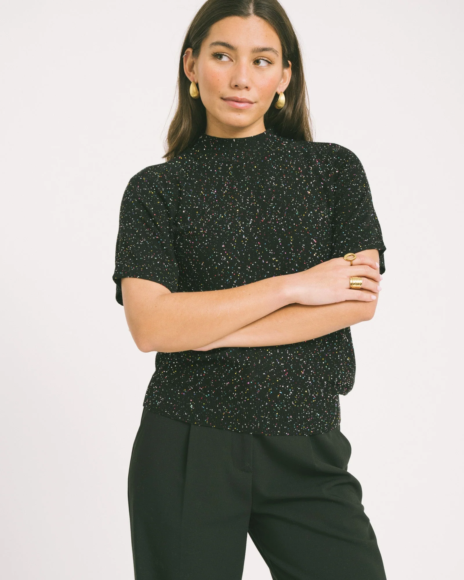 TILTIL Merry Mockneck Disco Black