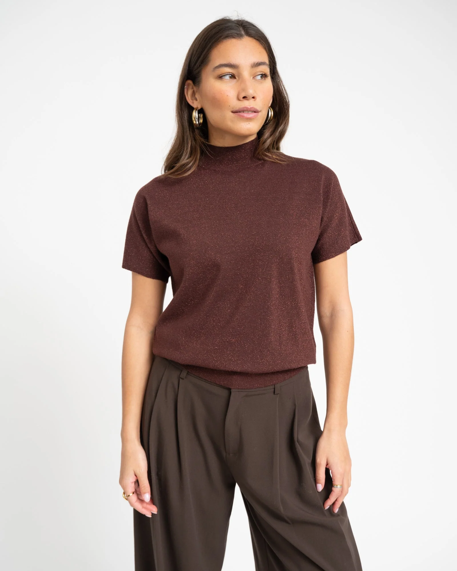 TILTIL Merry Mockneck Sparkle Bordeaux - Image 4