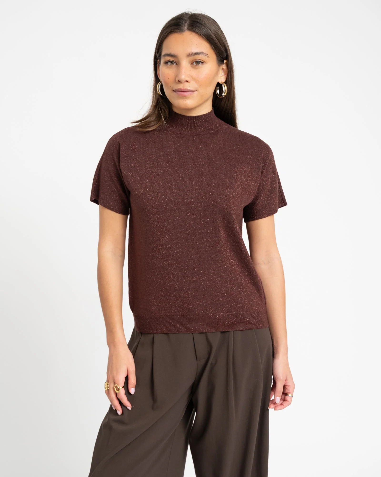 TILTIL Merry Mockneck Sparkle Bordeaux - Image 5