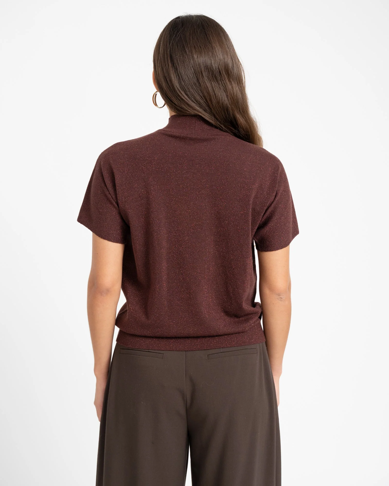 TILTIL Merry Mockneck Sparkle Bordeaux - Image 7