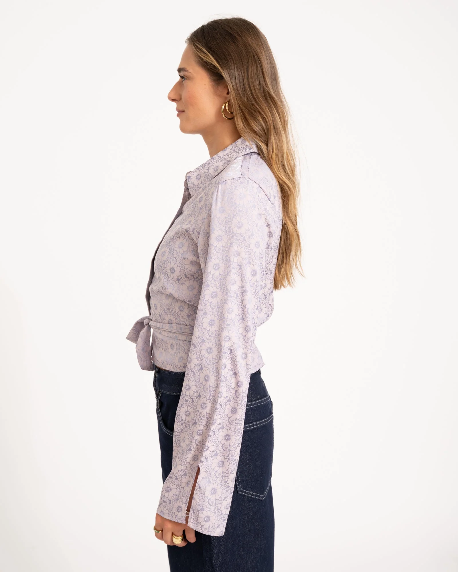 TILTIL Mica Blouse Flower Lilac - Image 4