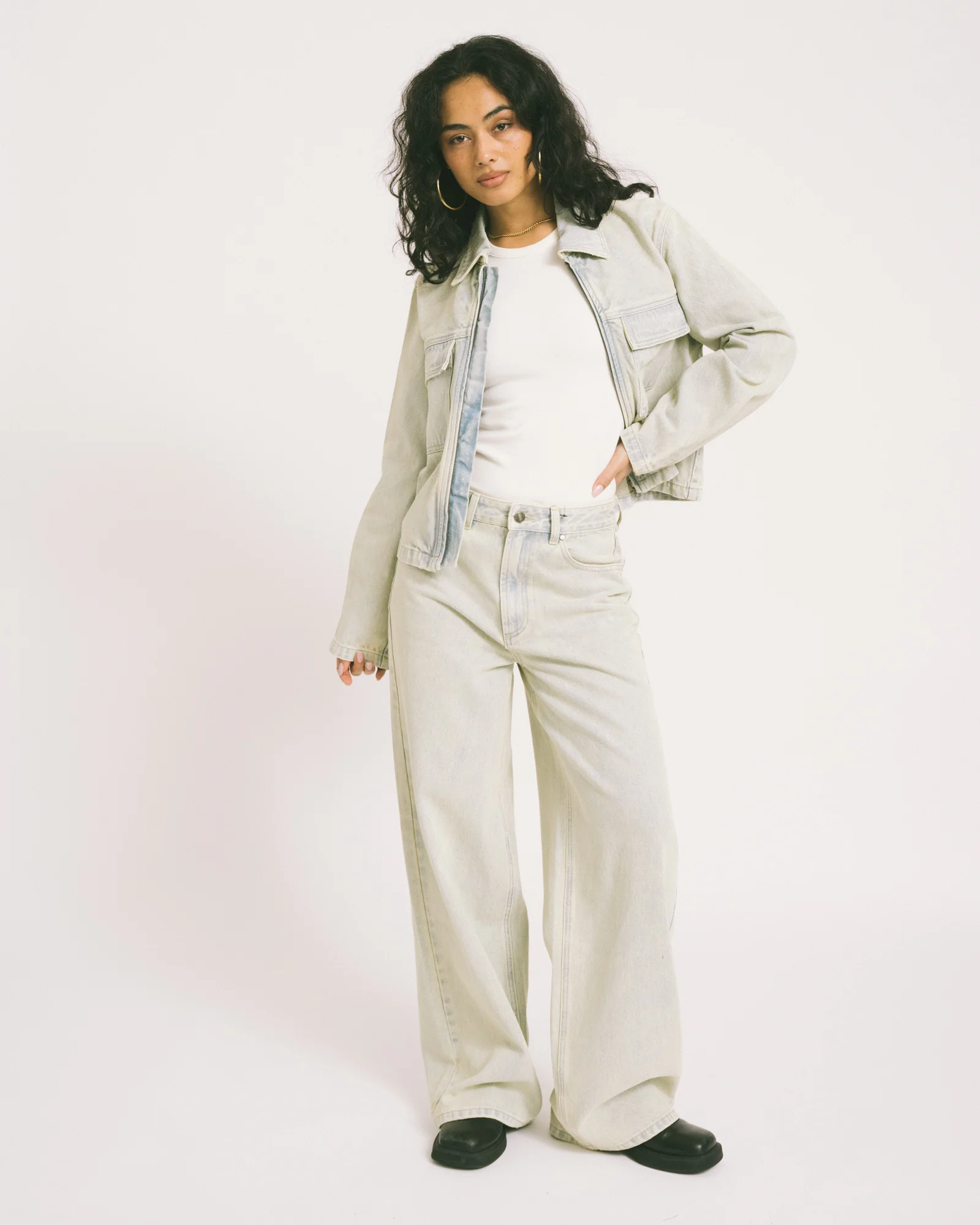 TILTIL Milo Baggy Jeans Cream Blue - Image 10