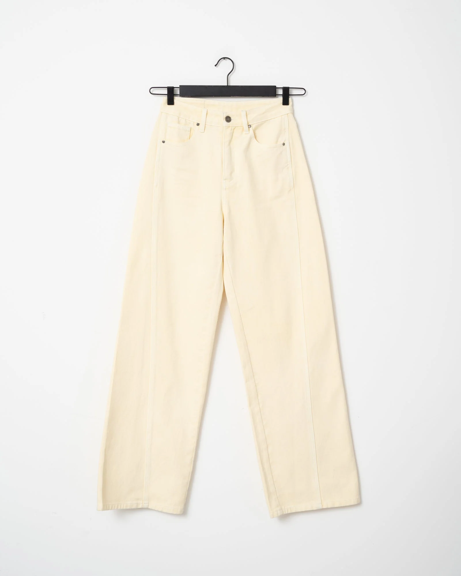 TILTIL Missy Relaxed Seam Jeans Butter Yellow - Image 9