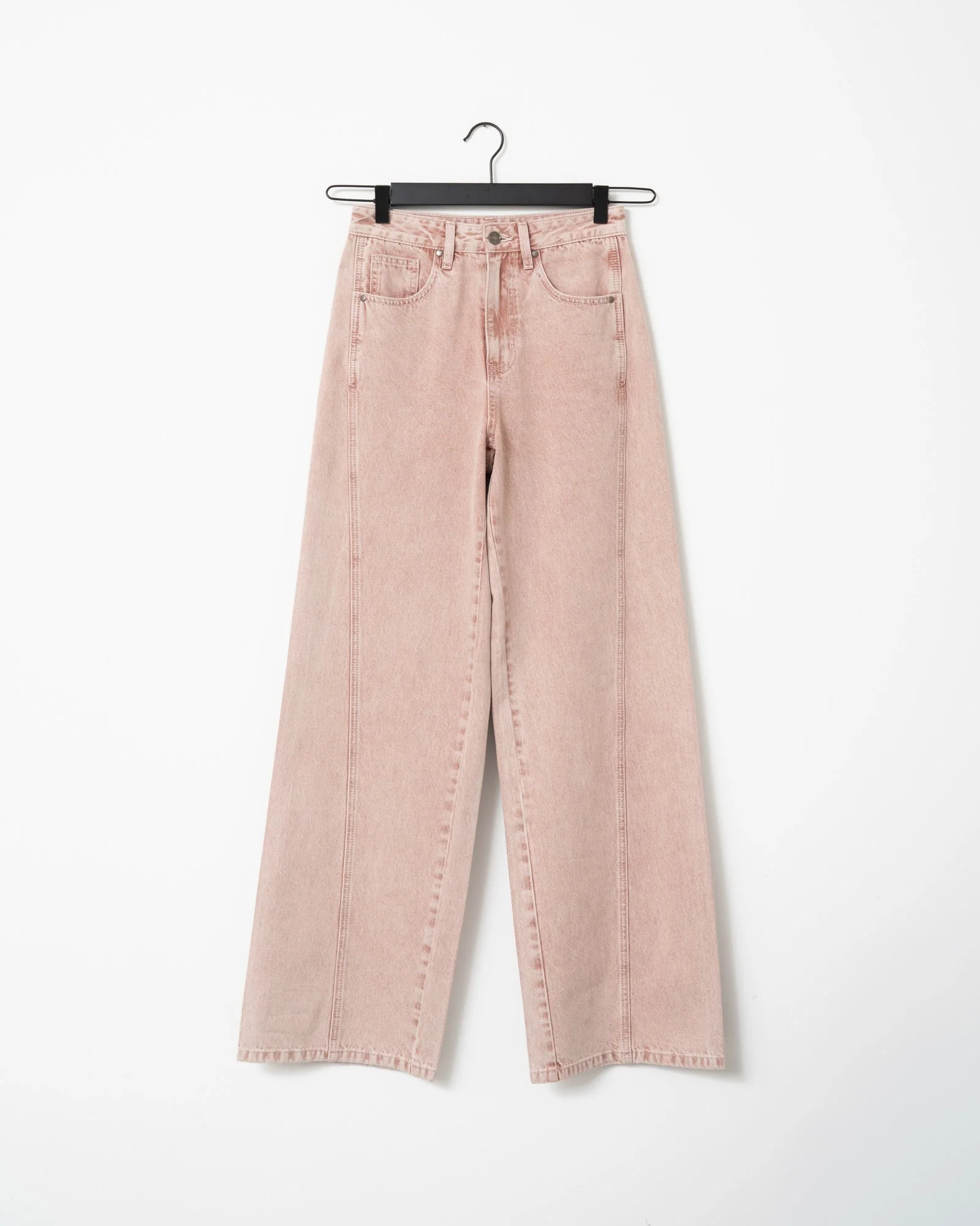 TILTIL Missy HR Relaxed Seam Jeans Pink - Image 9