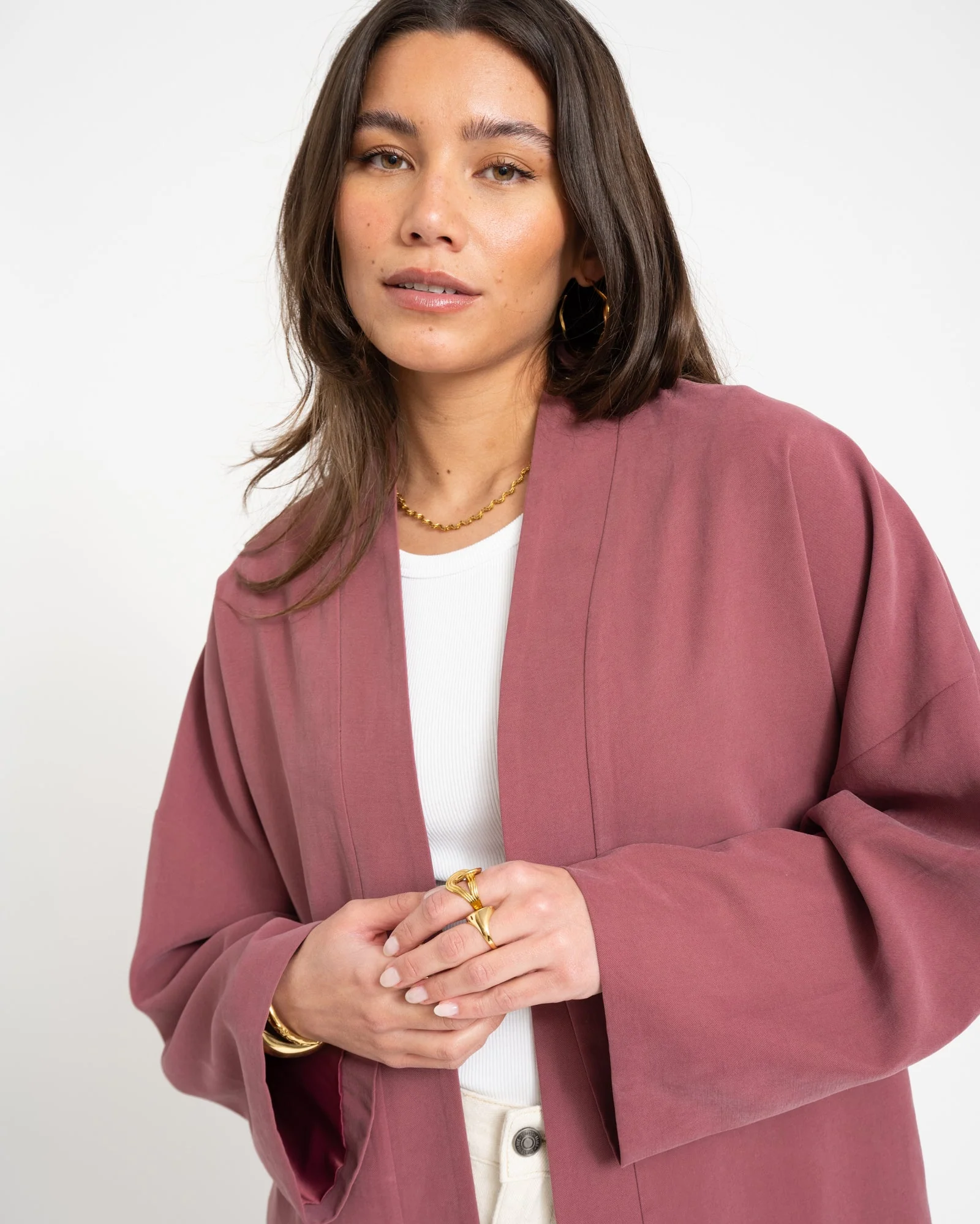 TILTIL Miya Rayon Kimono Blush - Image 5