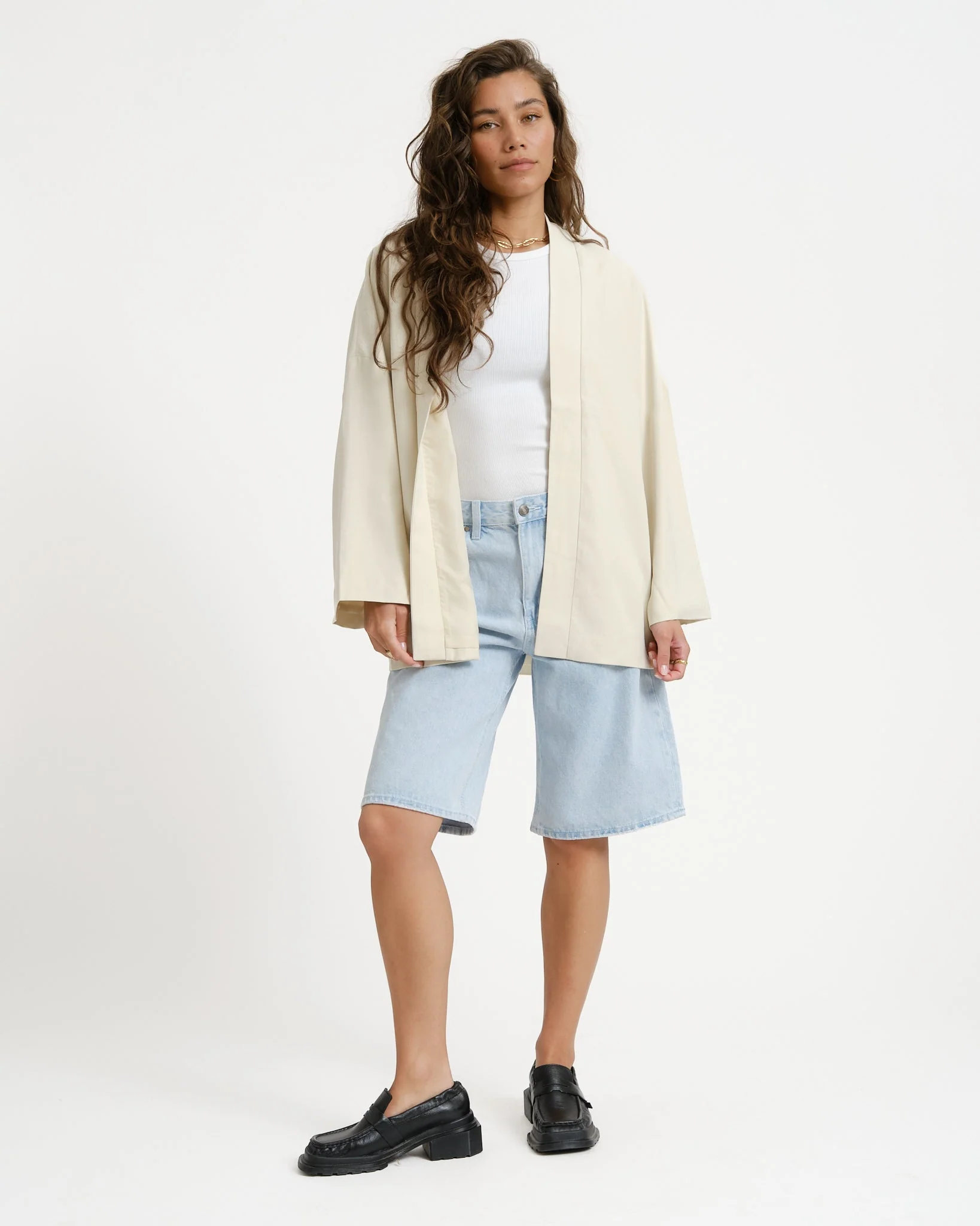 TILTIL Miya Rayon Kimono Offwhite - Image 2