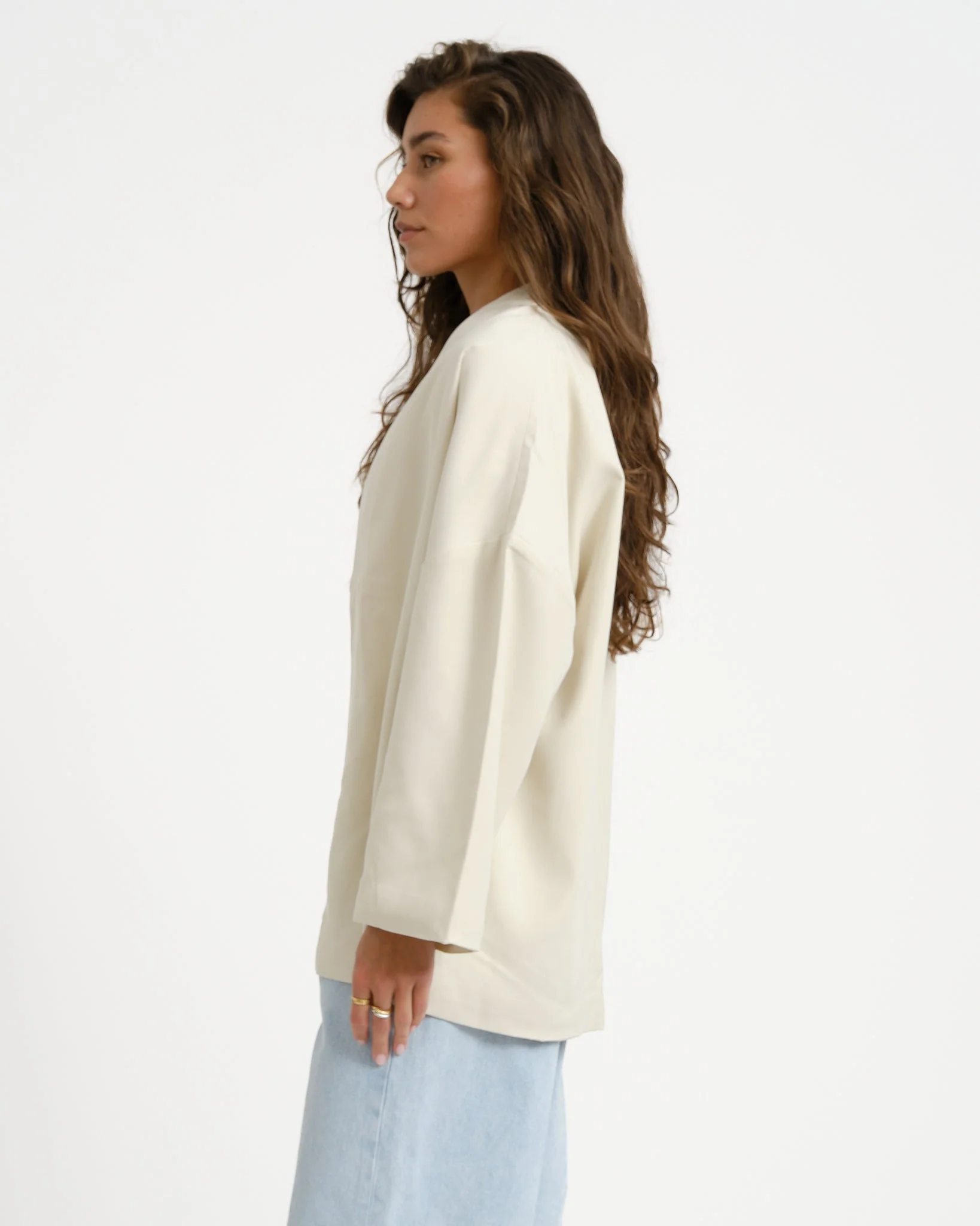 TILTIL Miya Rayon Kimono Offwhite - Image 4