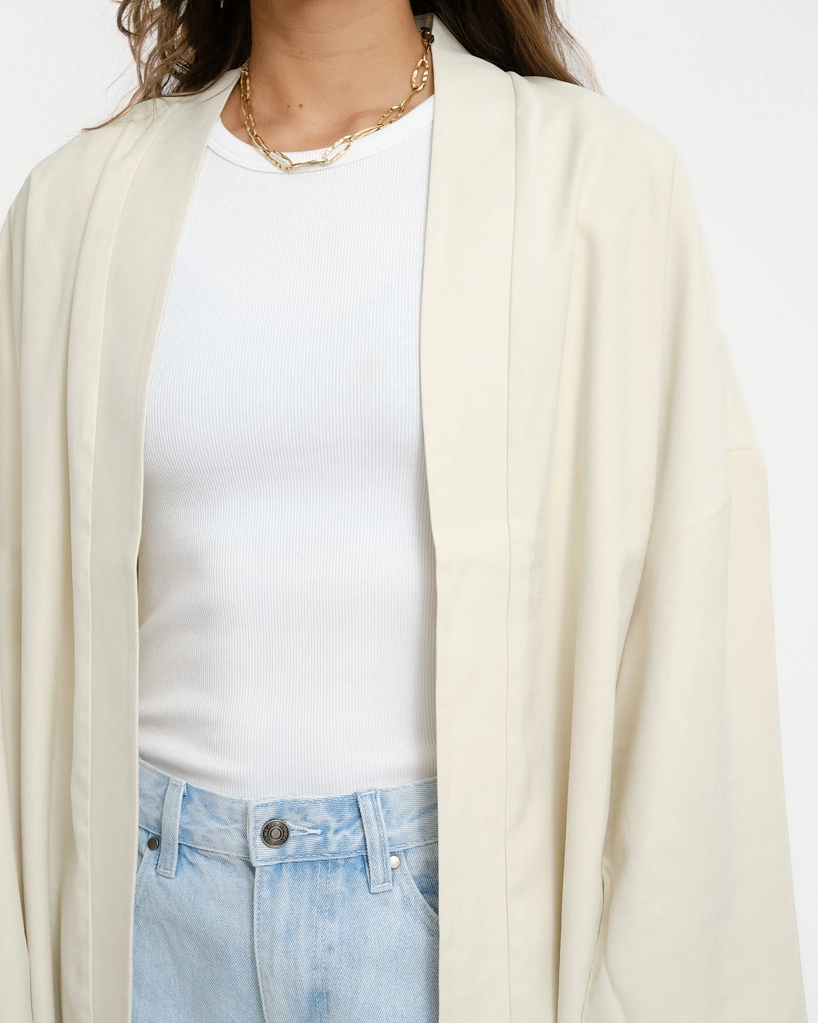 TILTIL Miya Rayon Kimono Offwhite - Image 6