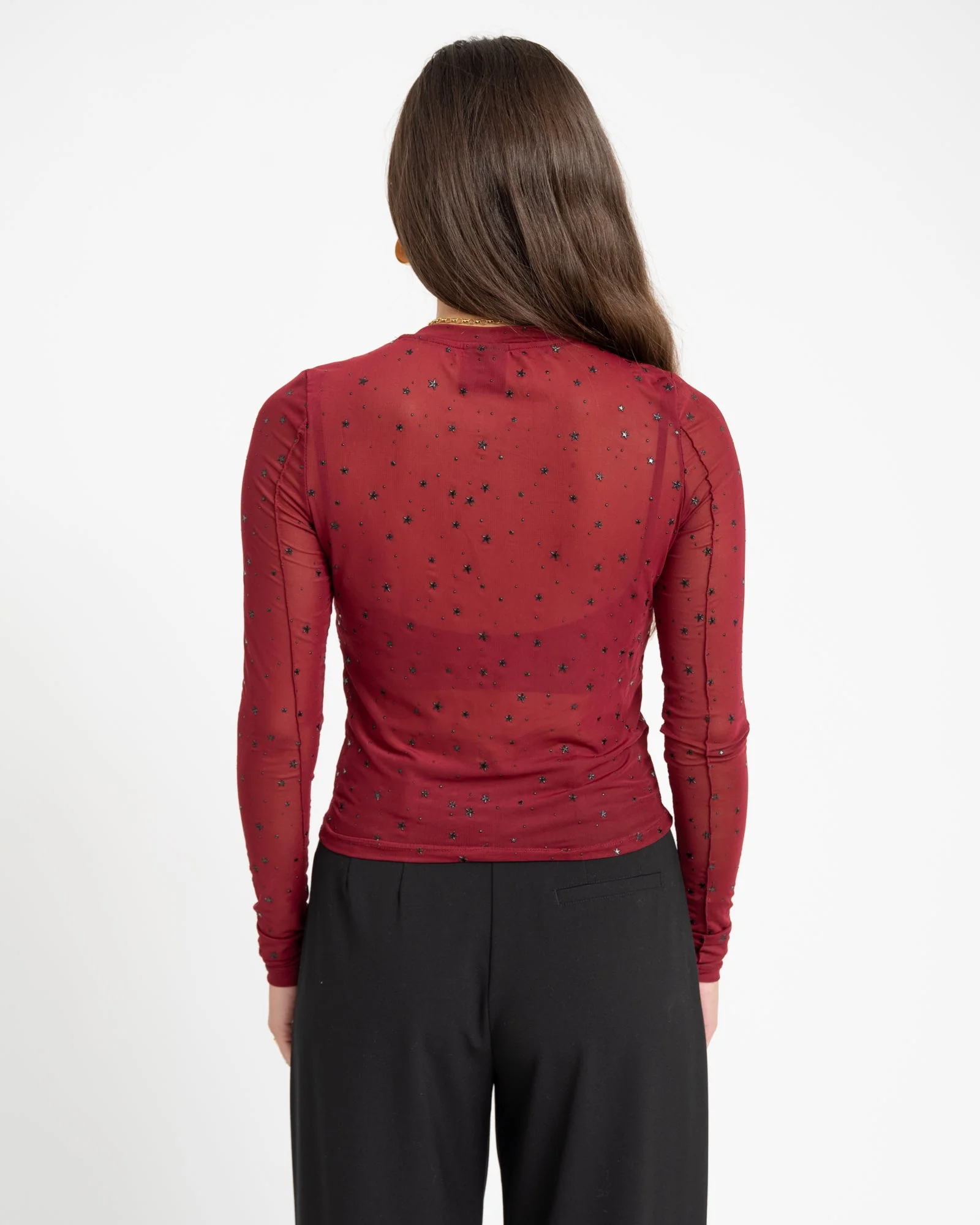 TILTIL Moiha Starry Mesh Bordeaux - Image 5
