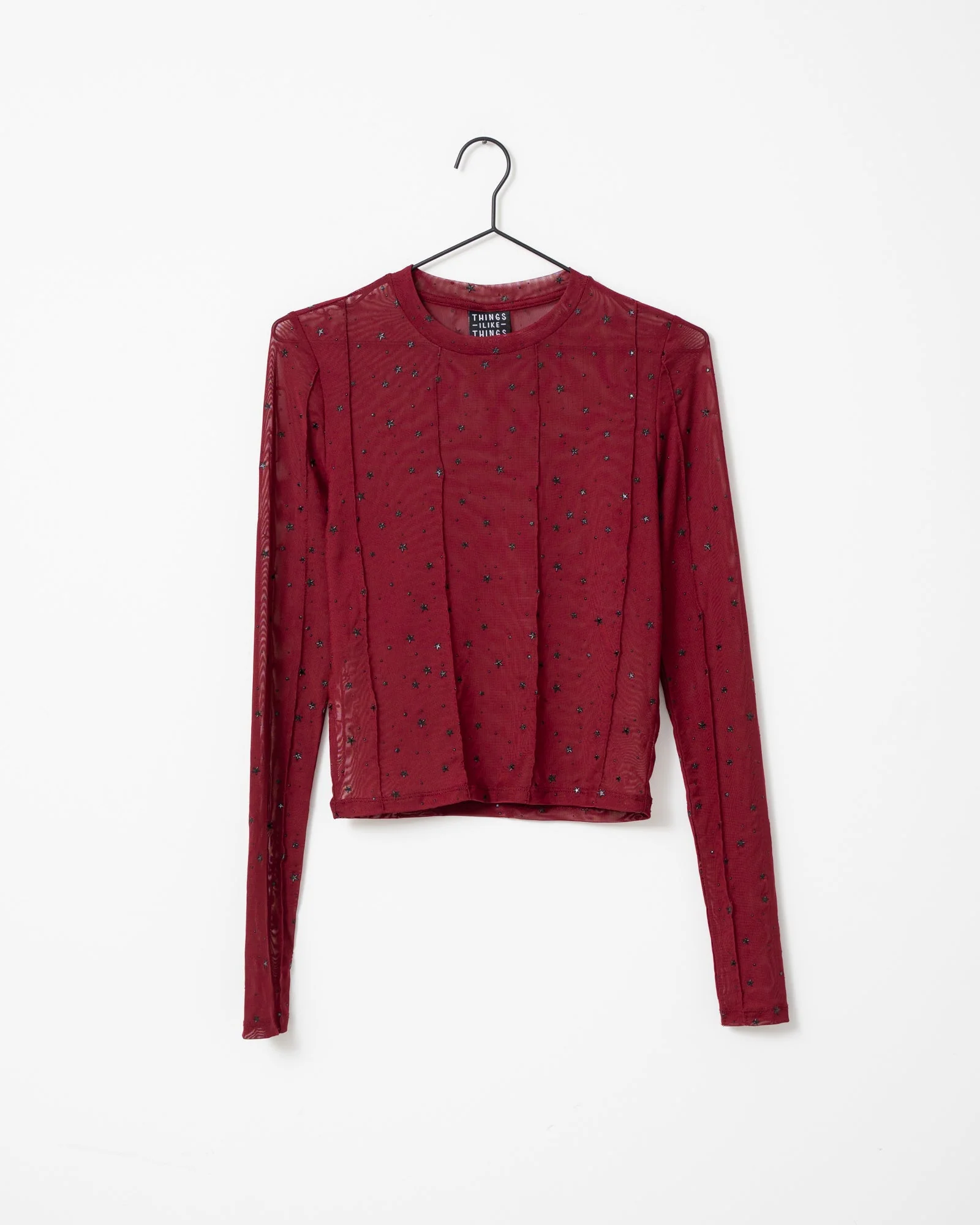 TILTIL Moiha Starry Mesh Bordeaux - Image 7