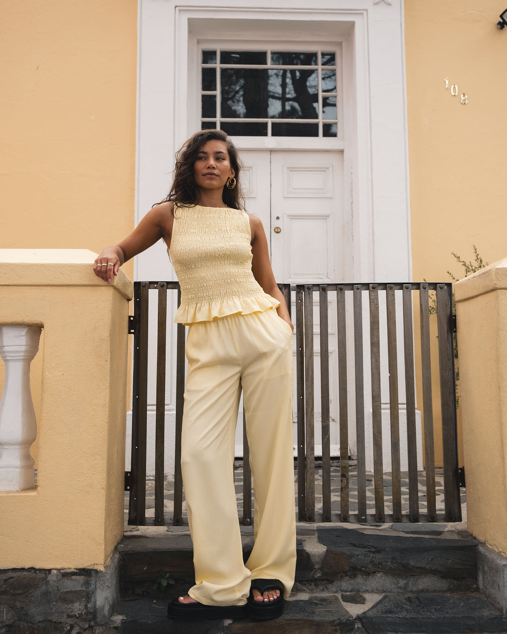 TILTIL Moni Pants Tencel Yellow