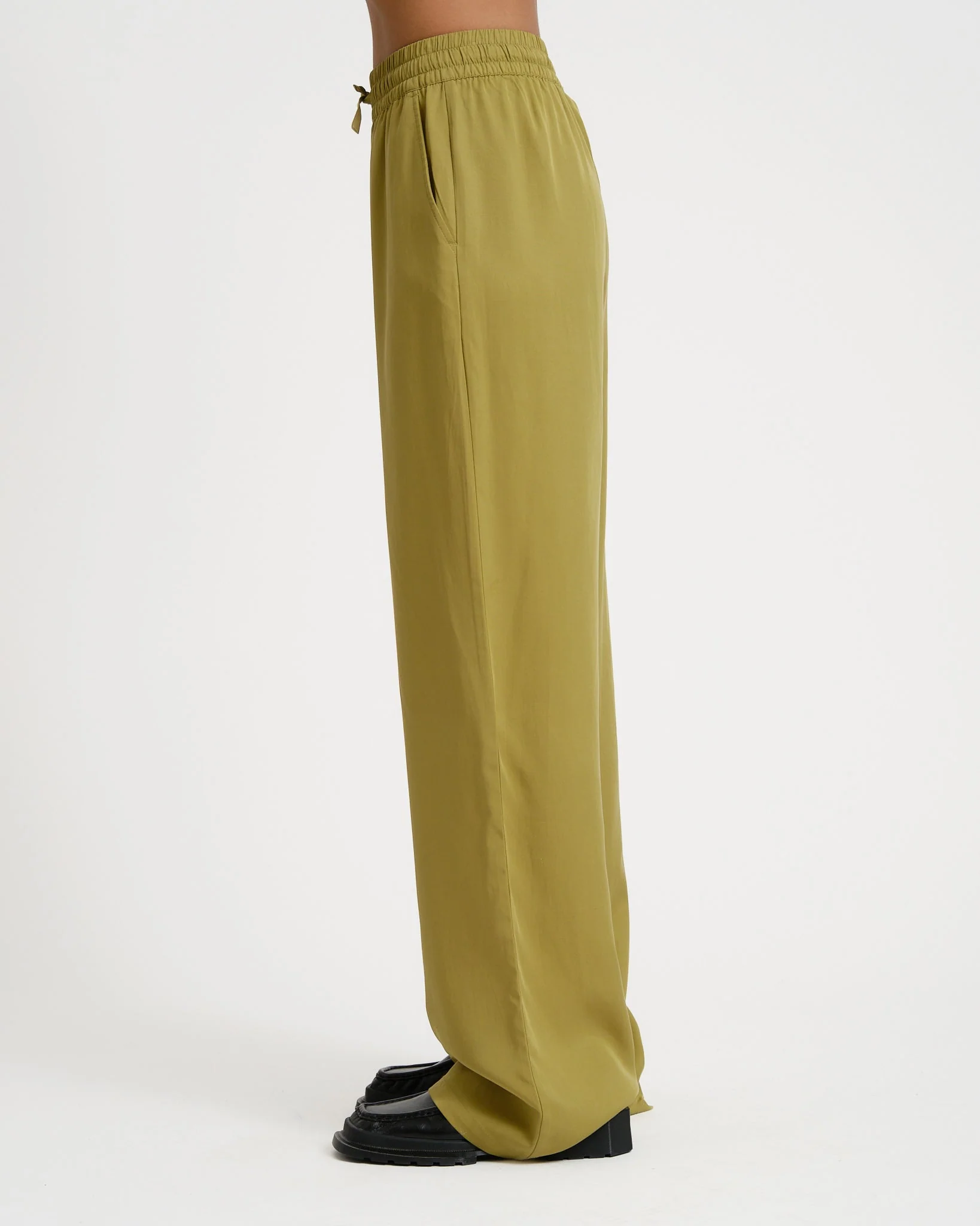 TILTIL Moni Pants Tencel Moss Green - Image 7