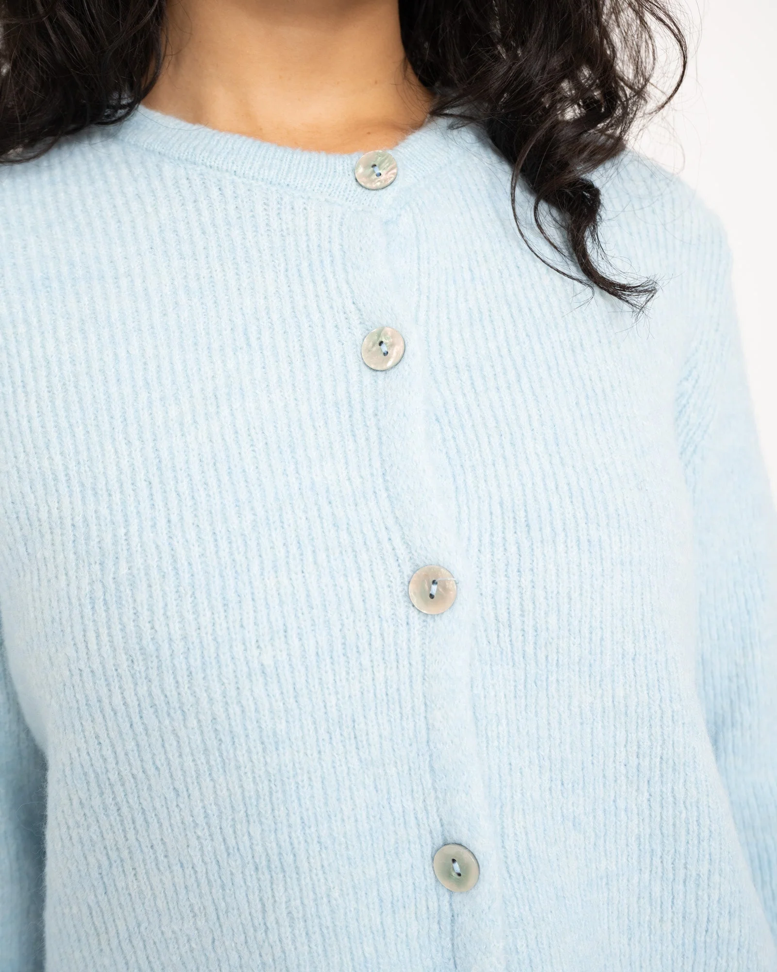 TILTIL Monica Cardigan Light Blue One Size - Image 6