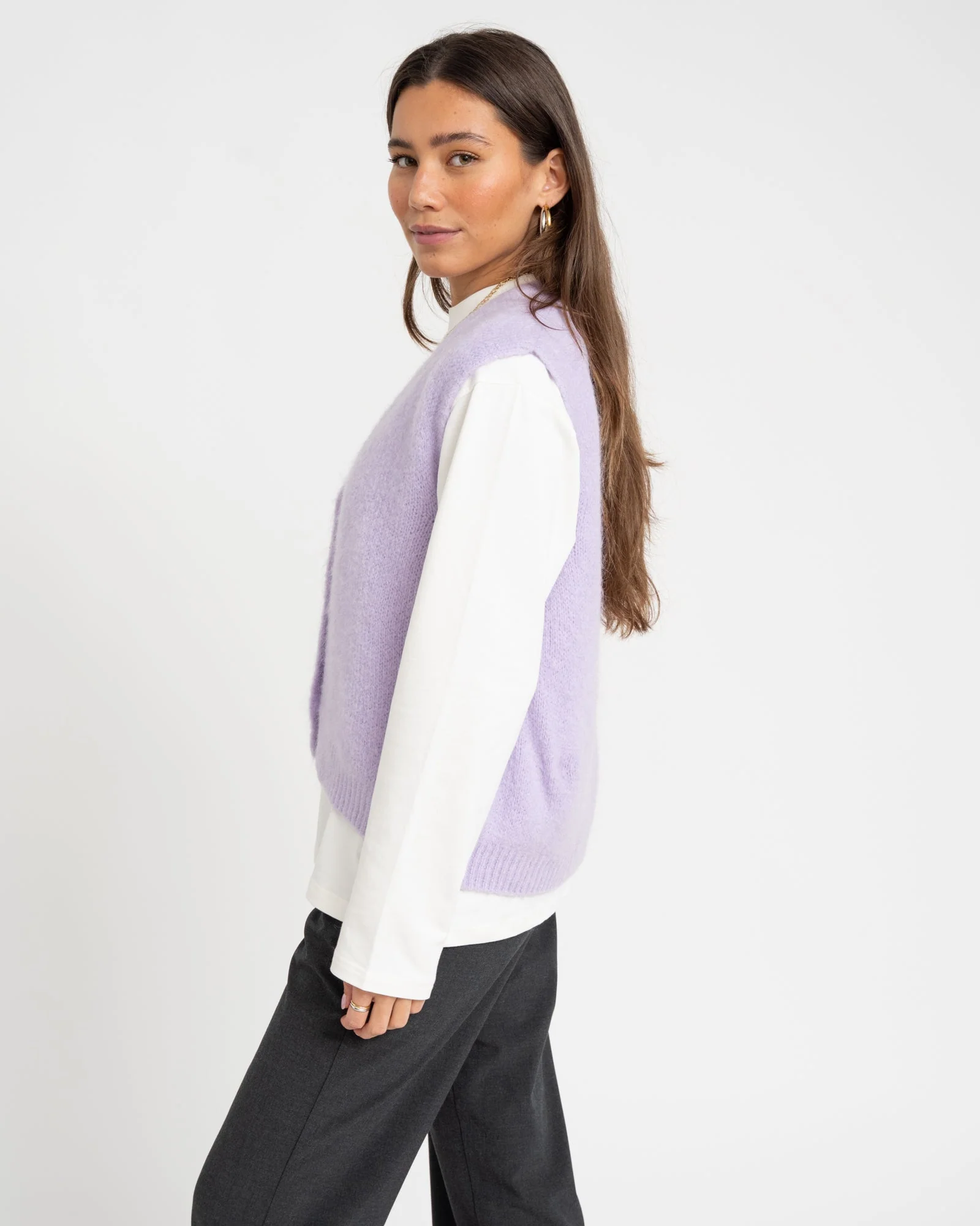 TILTIL Monica Gilet Lilac One Size - Image 3