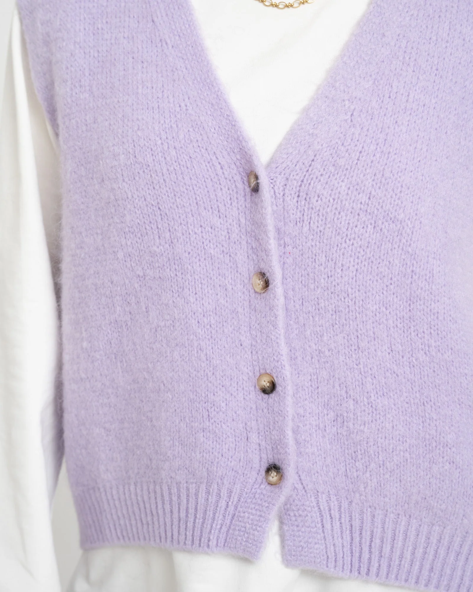 TILTIL Monica Gilet Lilac One Size - Image 5