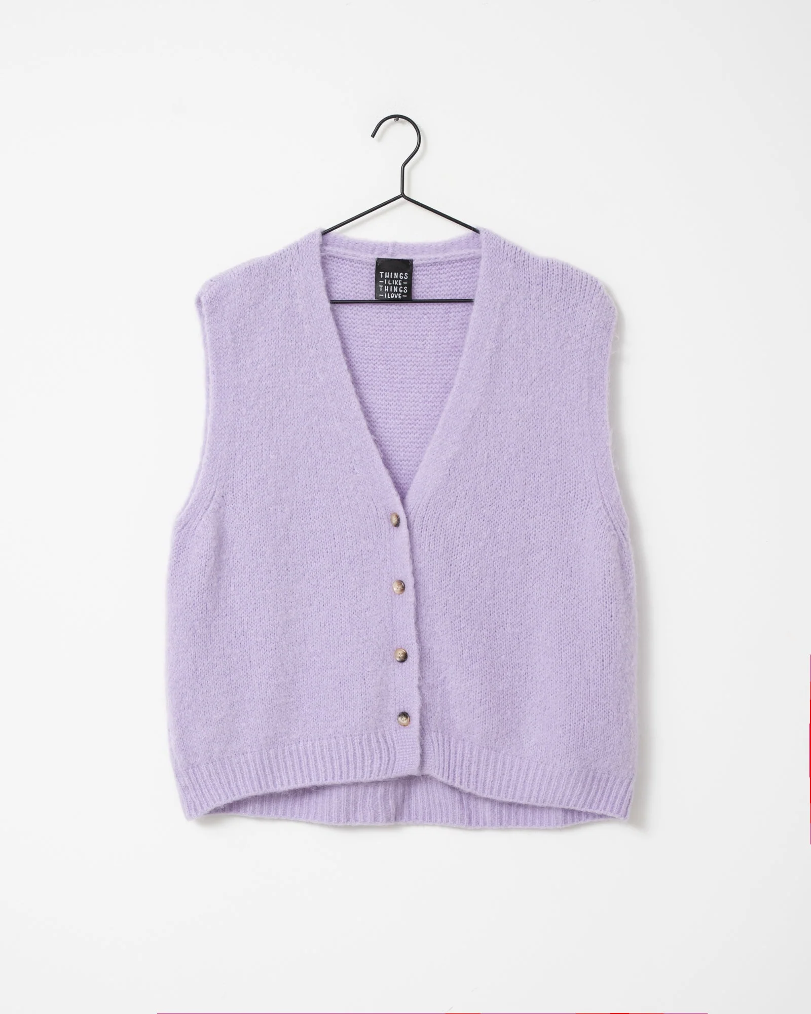 TILTIL Monica Gilet Lilac One Size - Image 6