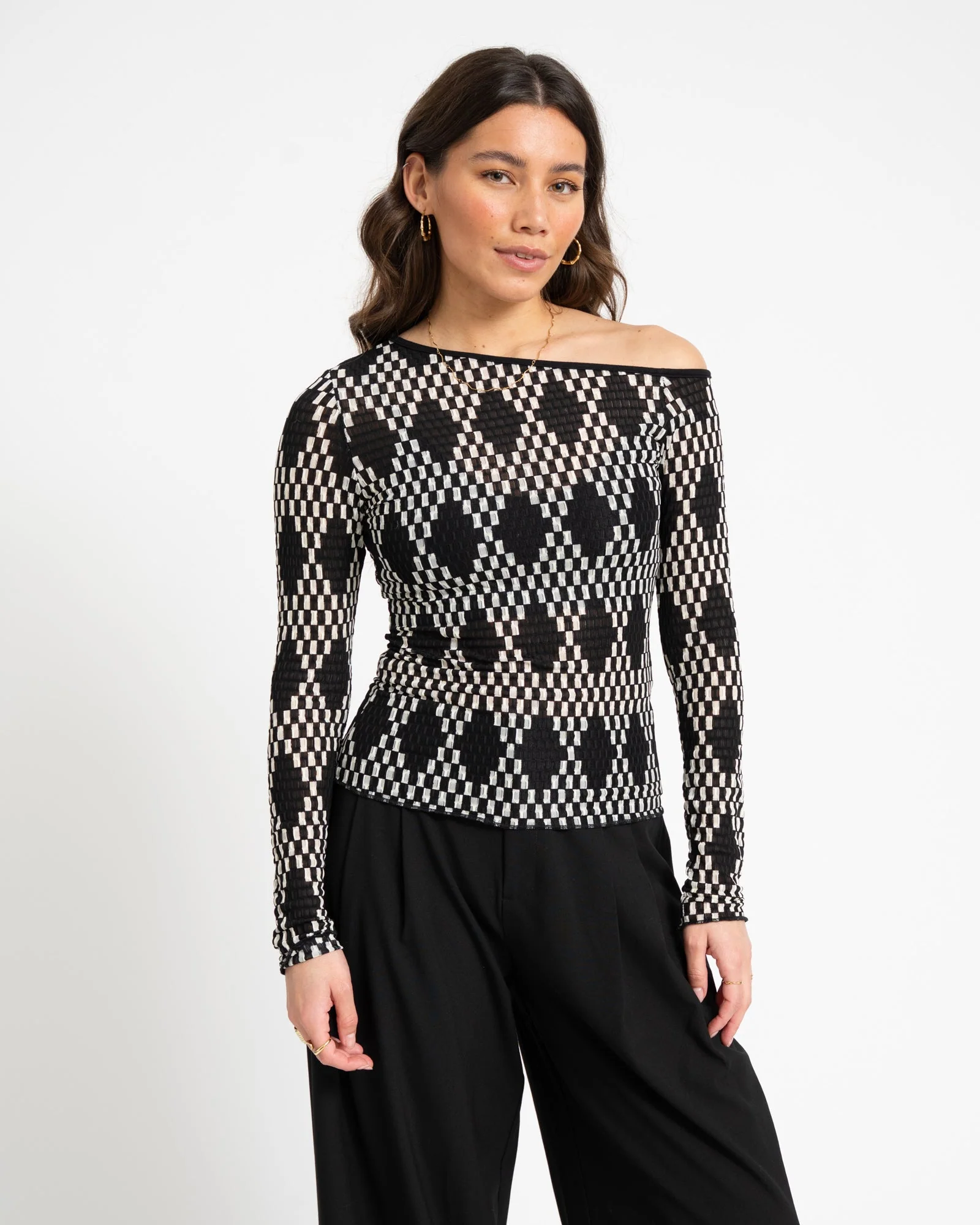 TILTIL Mula Diamonds Longsleeve Black - Image 2