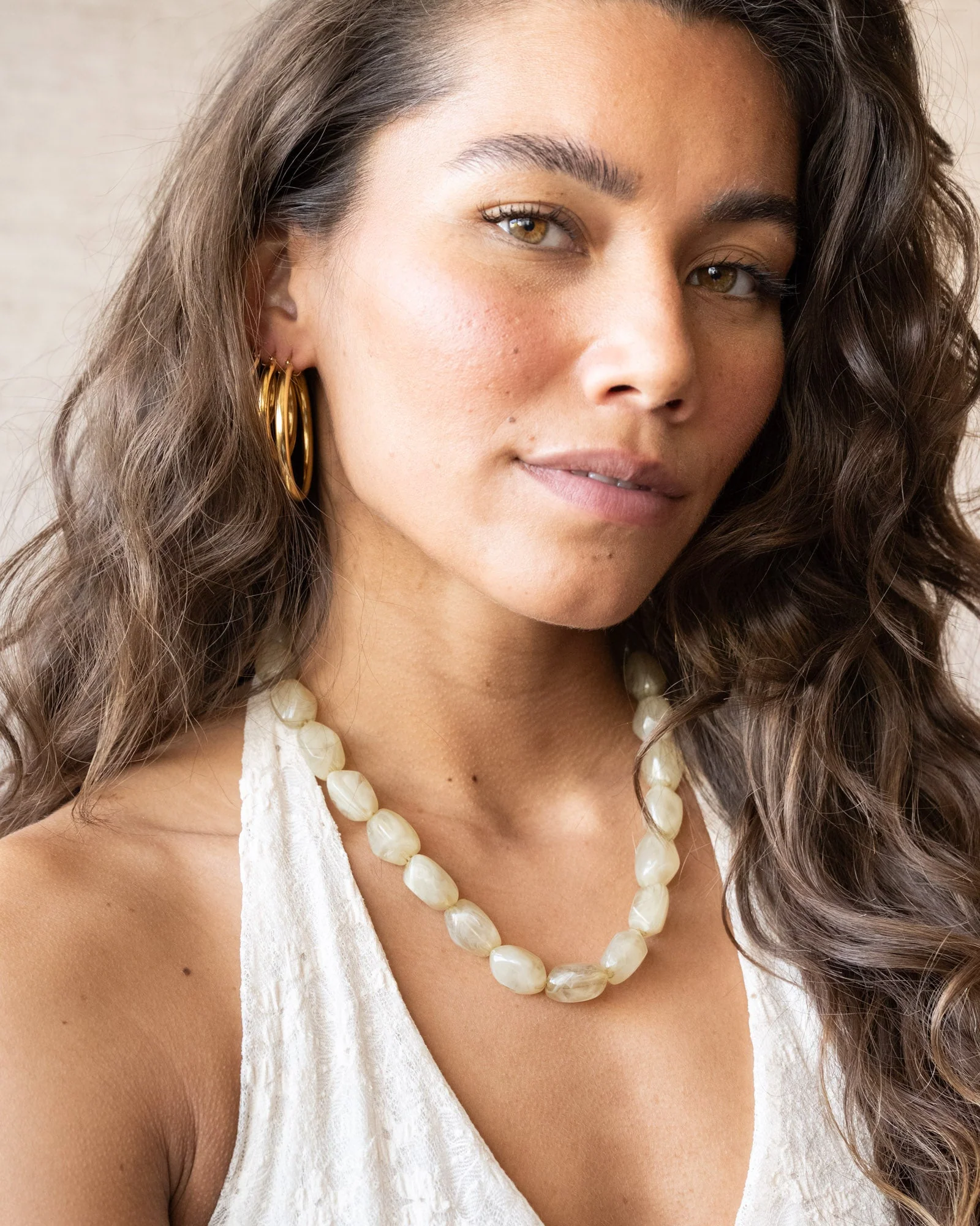 TILTIL Ketting Bead Fish Offwhite
