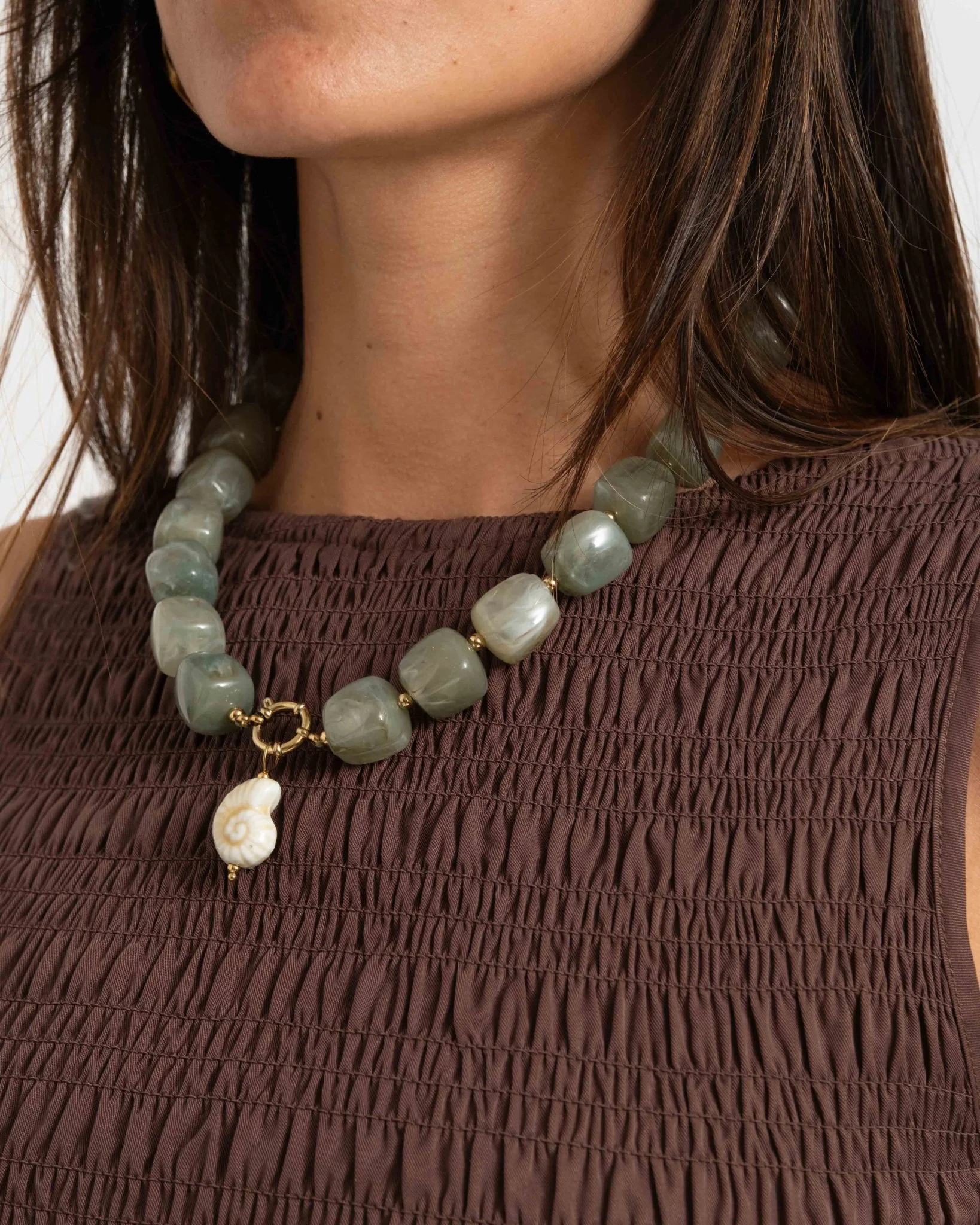 TILTIL Ketting Bead Shell Groen