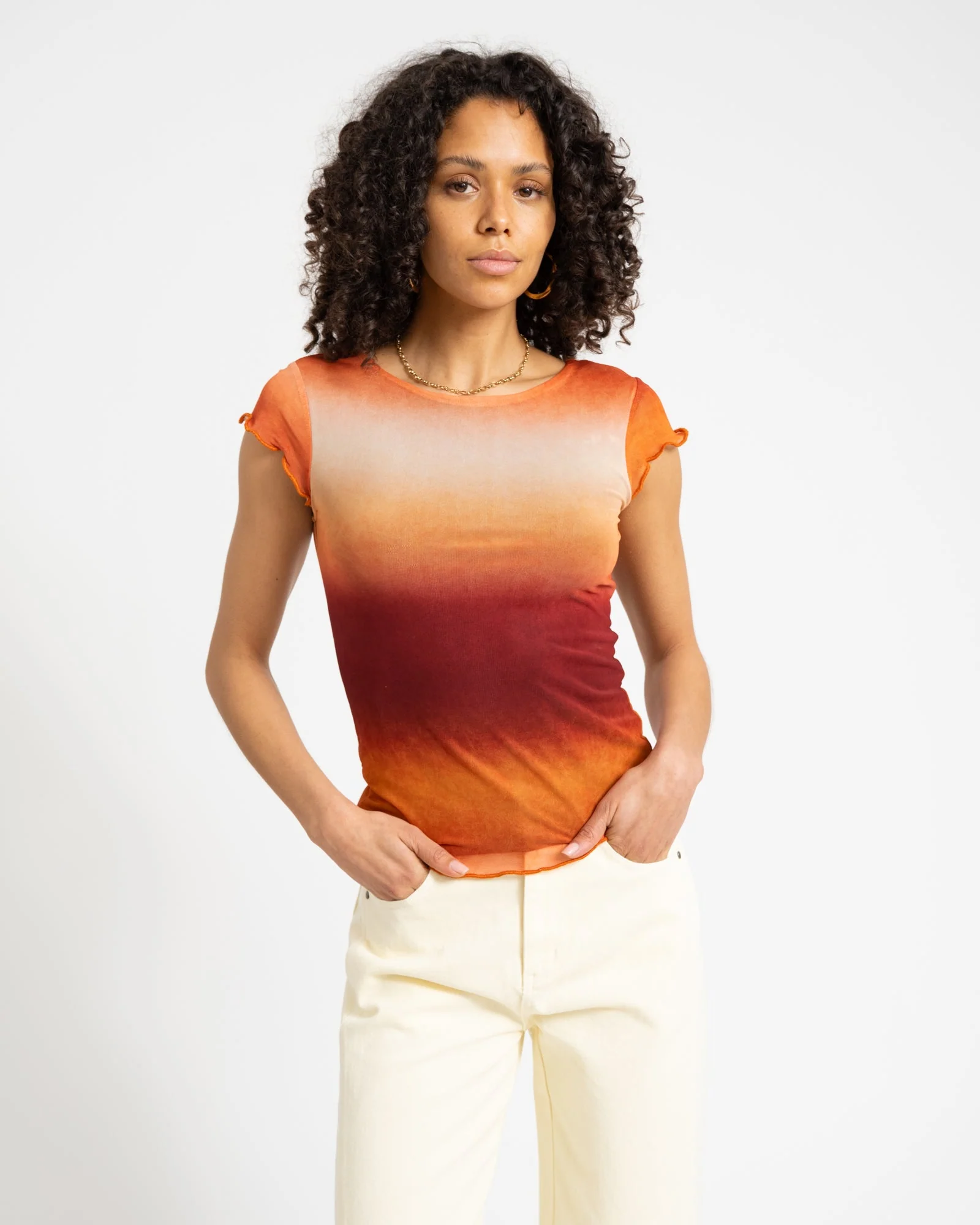 TILTIL Noelle Shortsleeve Orange - Image 4