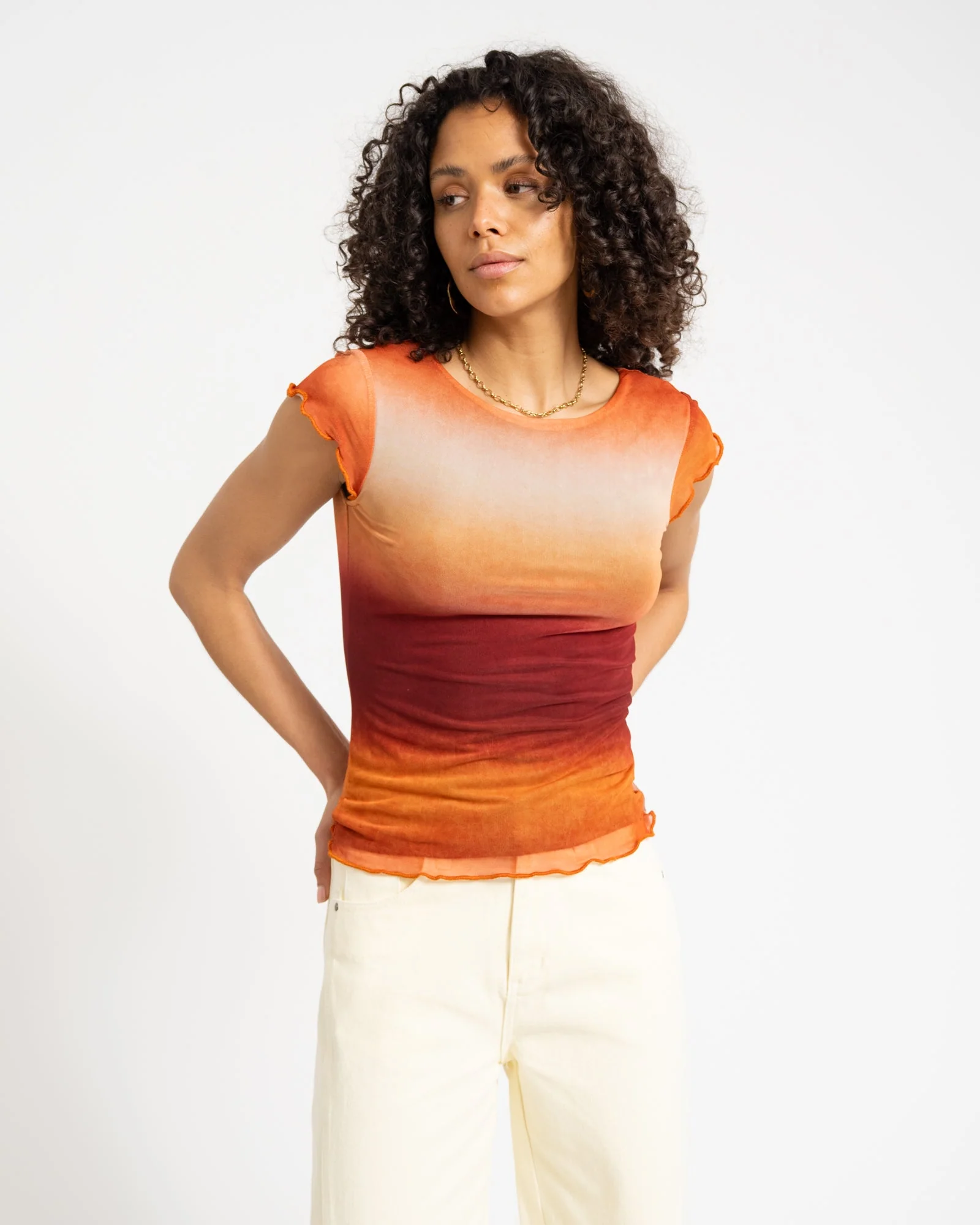 TILTIL Noelle Shortsleeve Orange - Image 7