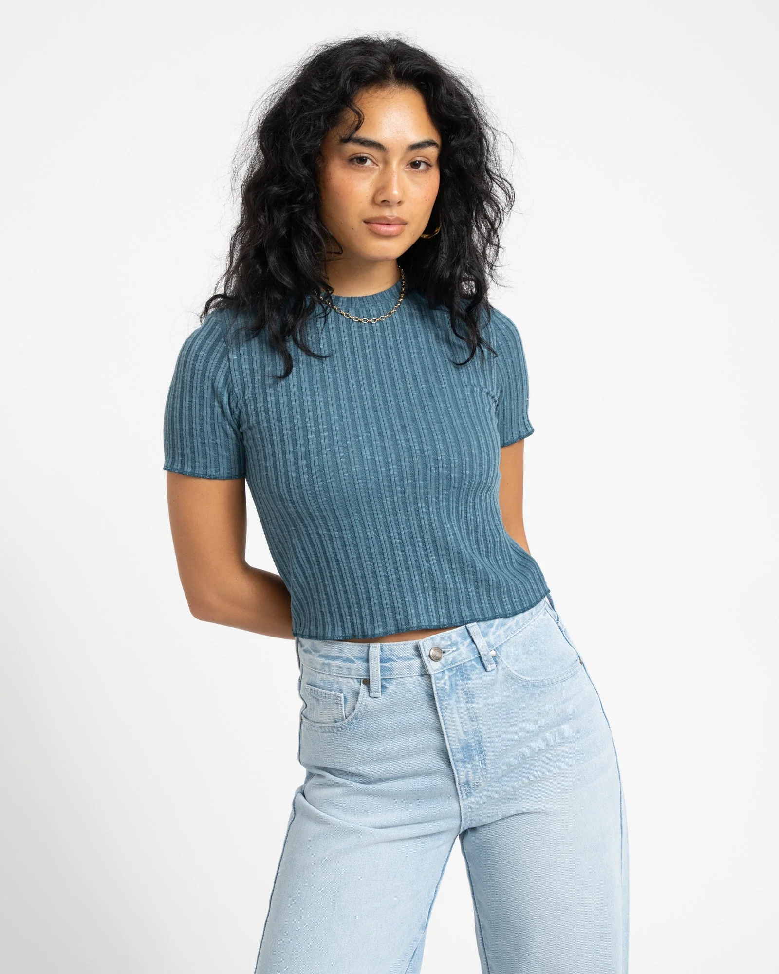 TILTIL Nour Short Sleeve Blue