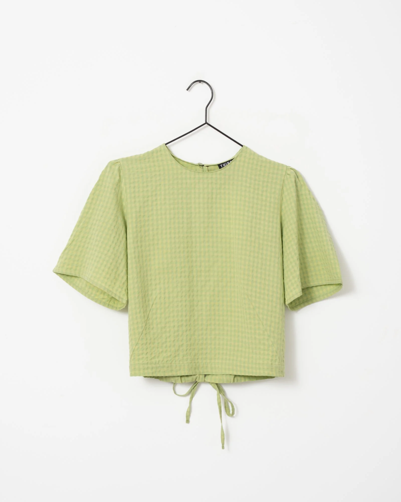 TILTIL Oi-Vi Shortsleeve Blouse Green - Image 10
