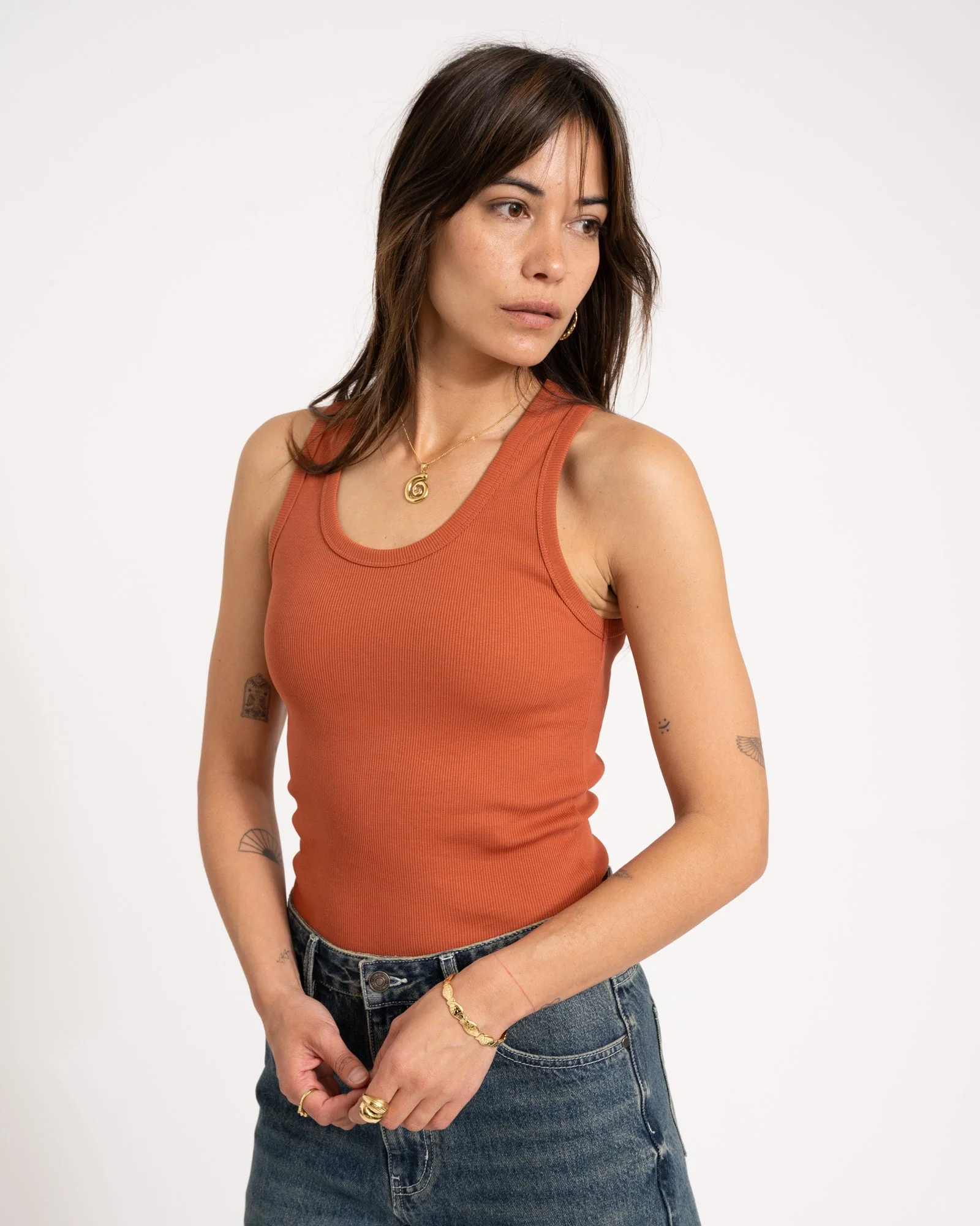 TILTIL Pris Tanktop Rust