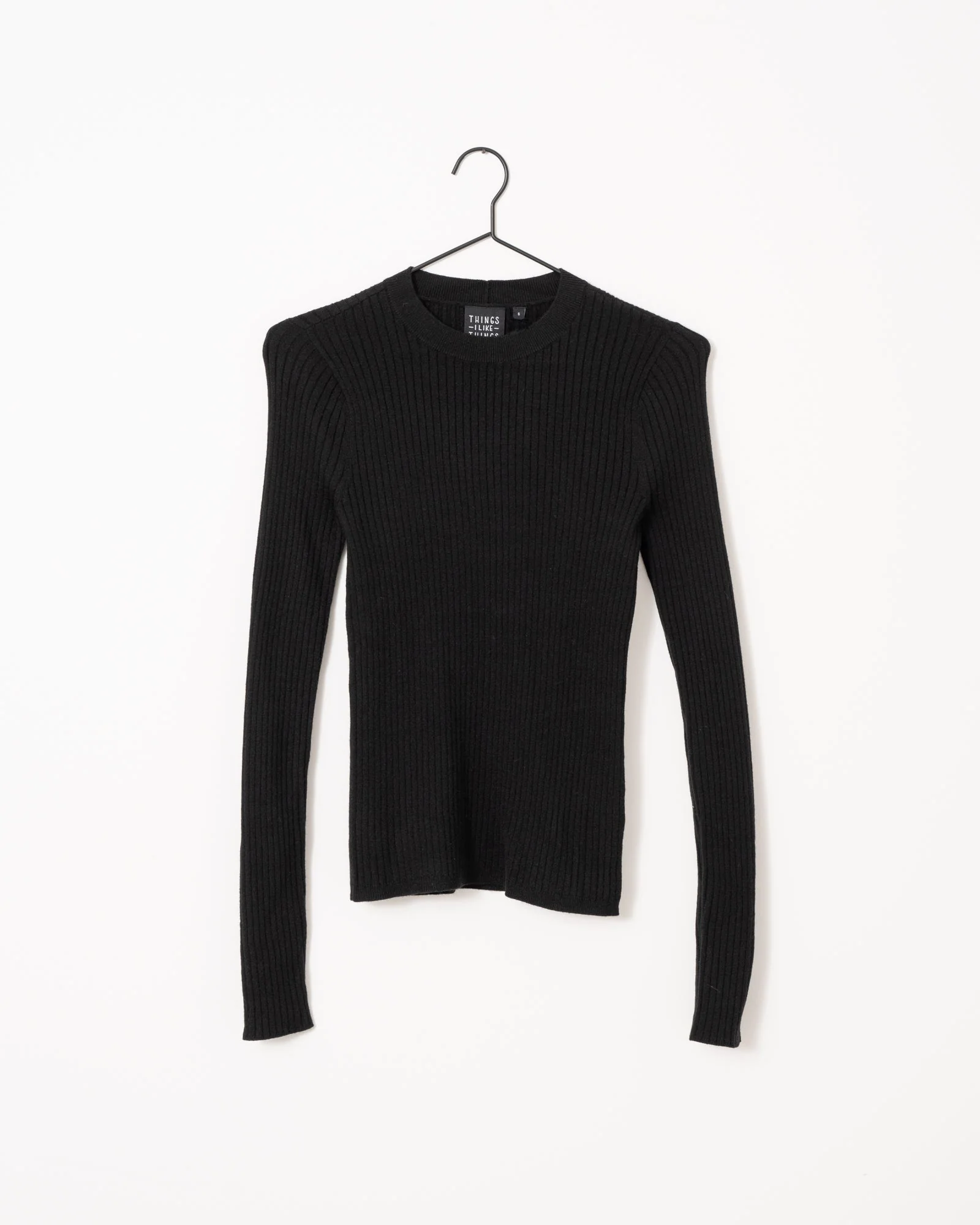 TILTIL Roelie Rib Knit Black - Image 7