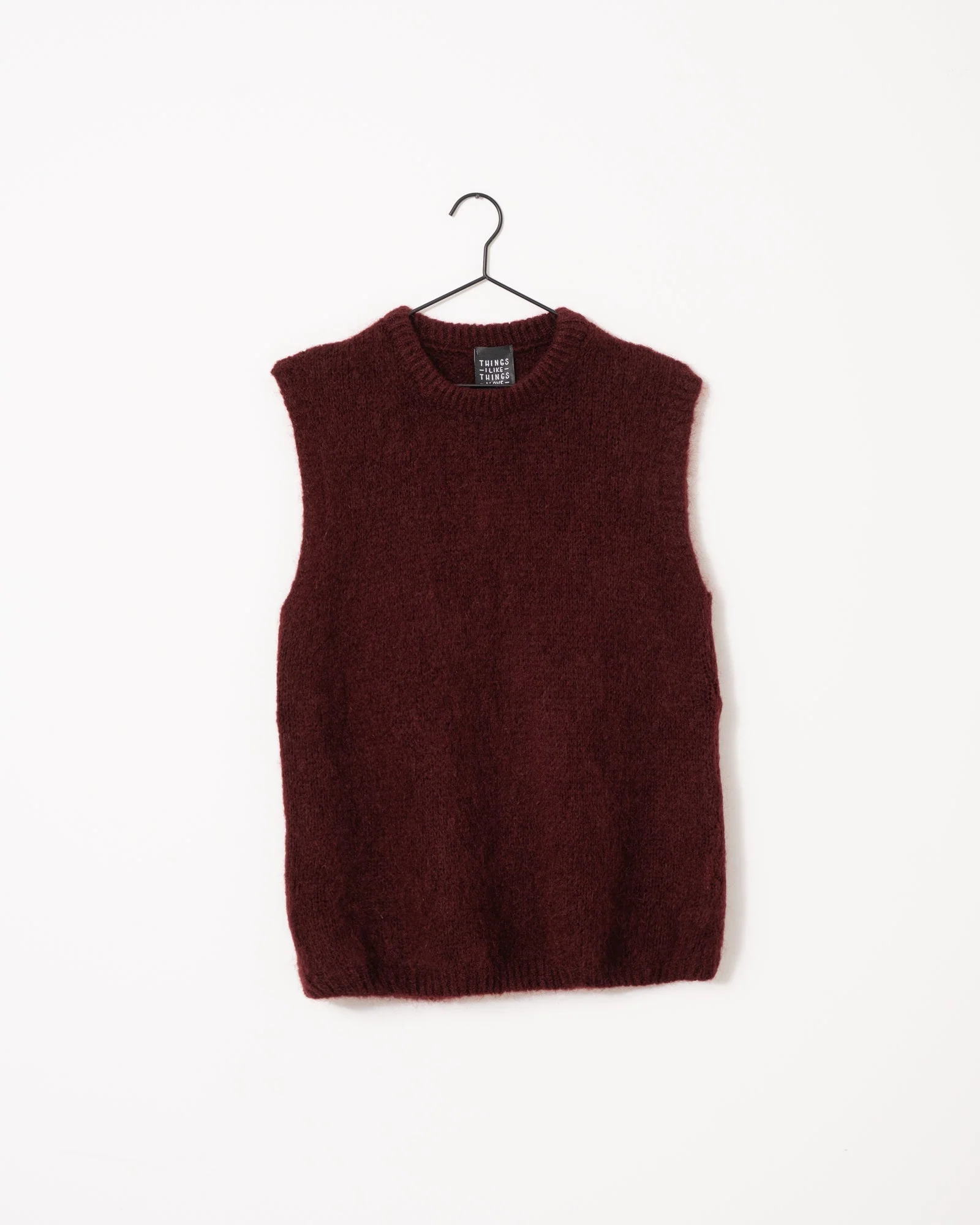 TILTIL Sabine Spencer Knit Bordeaux One Size - Image 7