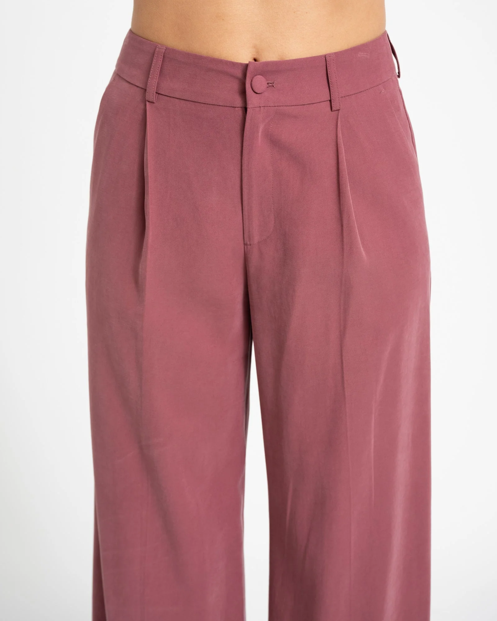 TILTIL Sanne Rayon Pantalon Aubergine - Image 7