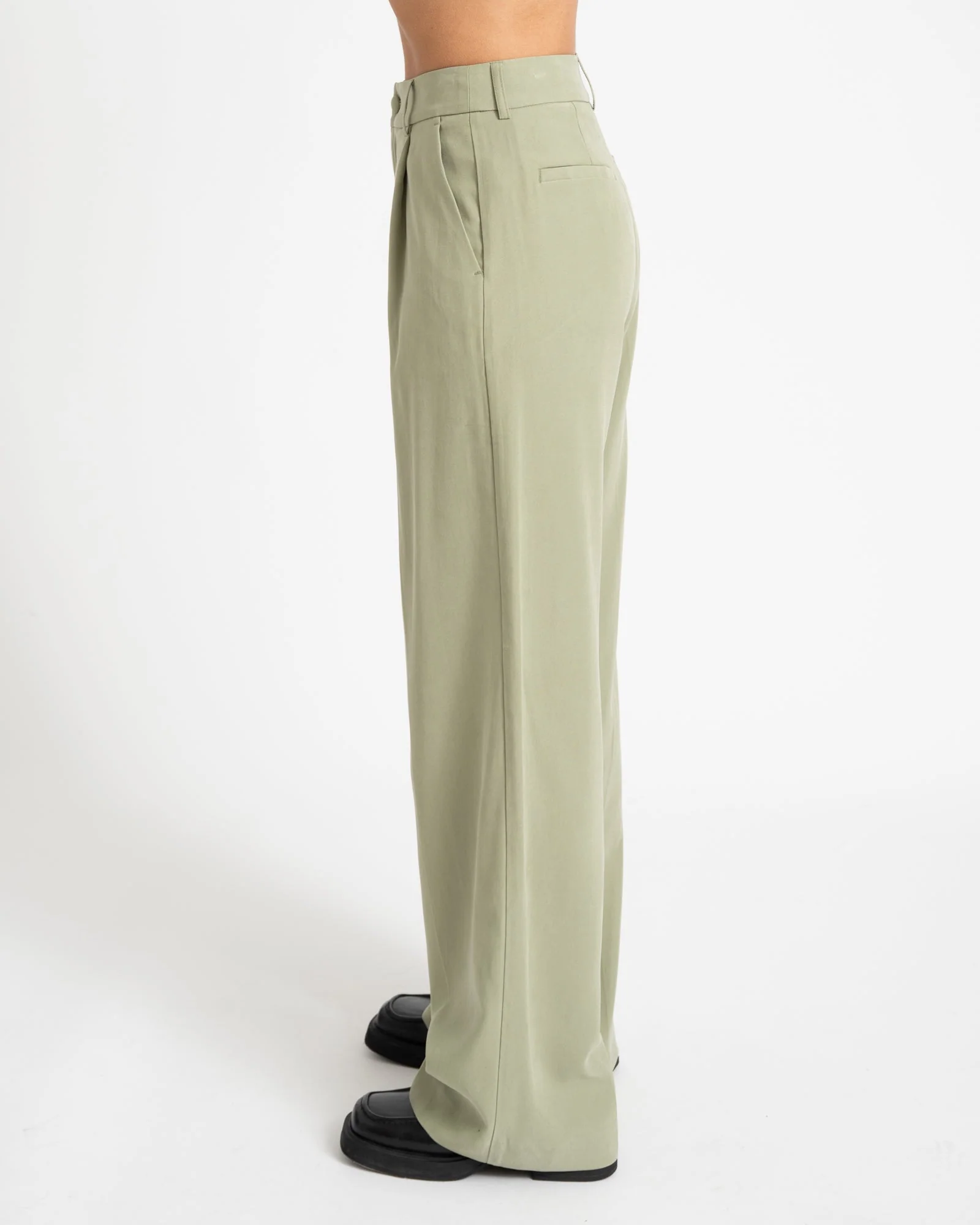 TILTIL Sanne Rayon Pantalon Sage - Image 6